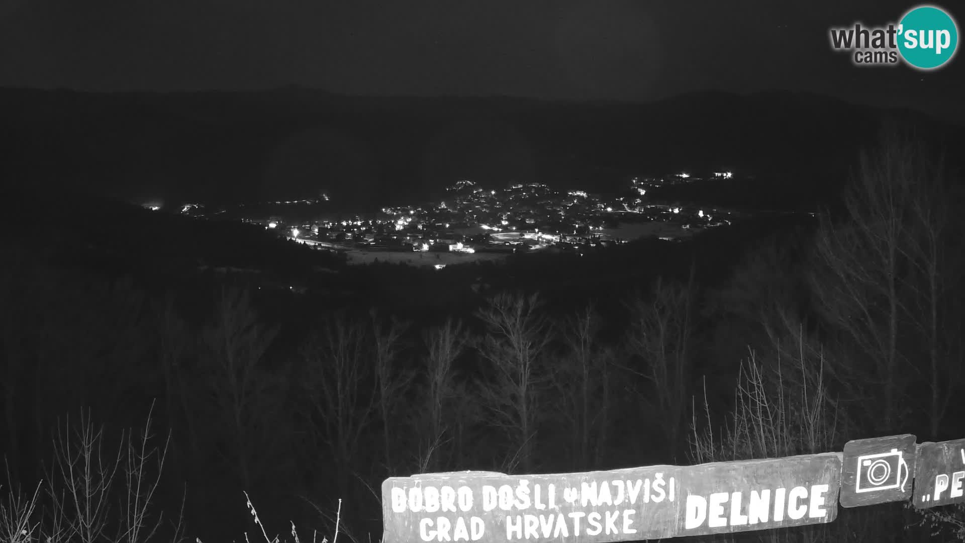 Panorama di Delnice – dalla stazione sciistica Petehovac