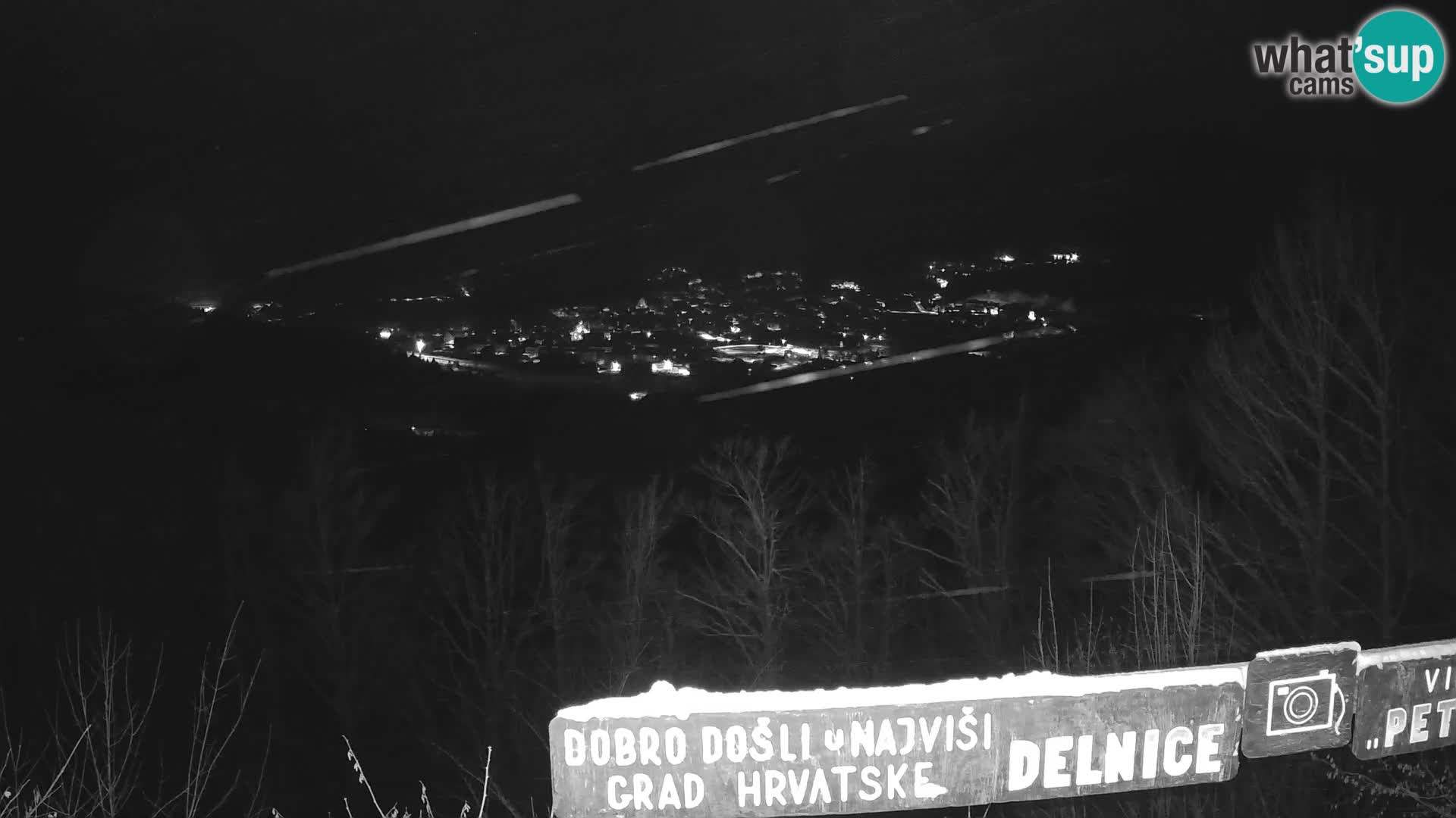 Panorama na Delnice – sa skijališta Petehovac