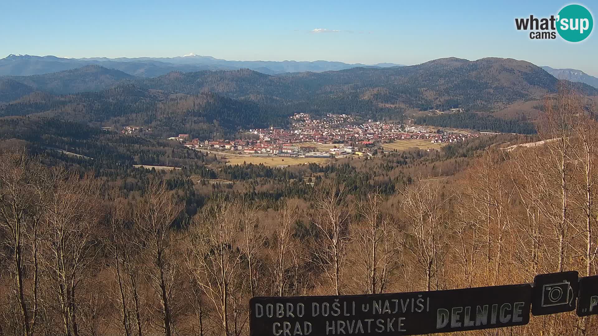 Panorama Delnice – from Ski centar Petehovac