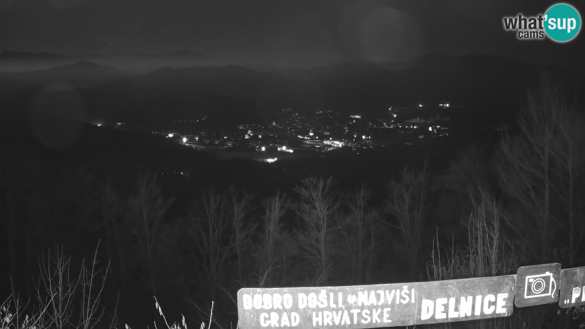 Panorama di Delnice – dalla stazione sciistica Petehovac