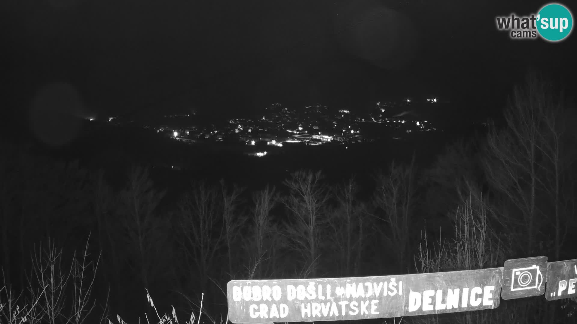 Panorama na Delnice – sa skijališta Petehovac