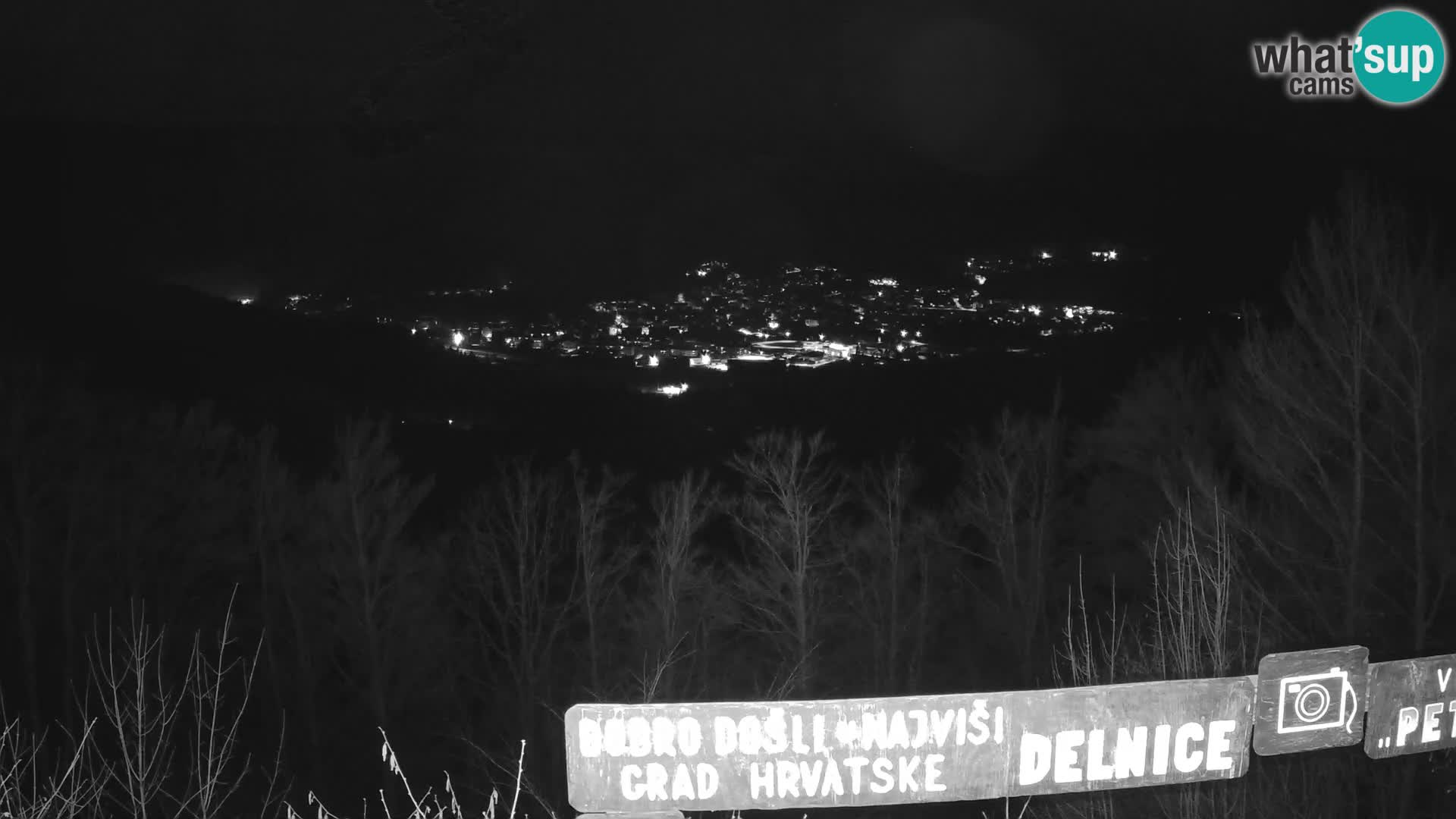 Panorama di Delnice – dalla stazione sciistica Petehovac