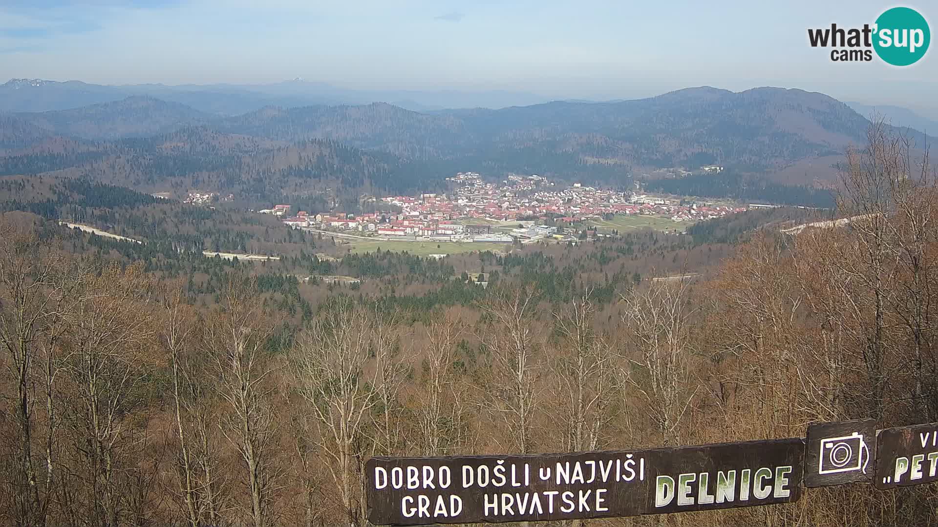 Panorama Delnice – from Ski centar Petehovac