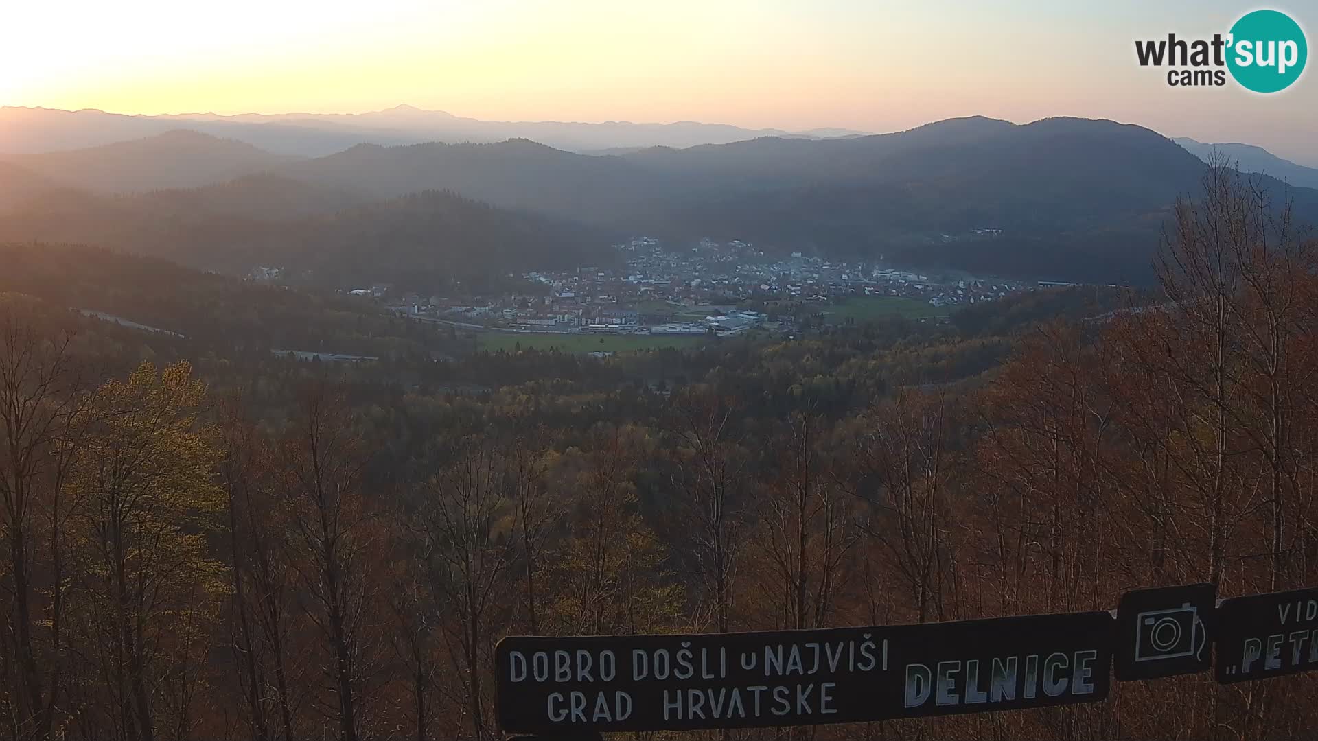 Panorama Delnice – from Ski centar Petehovac