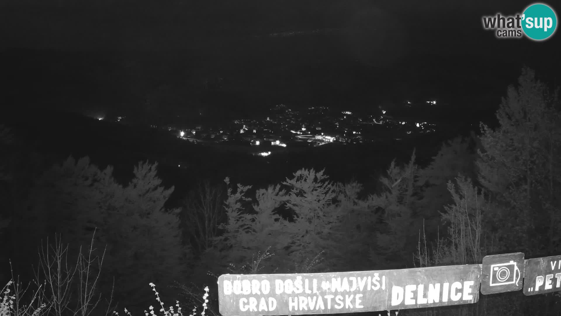 Panorama na Delnice – sa skijališta Petehovac