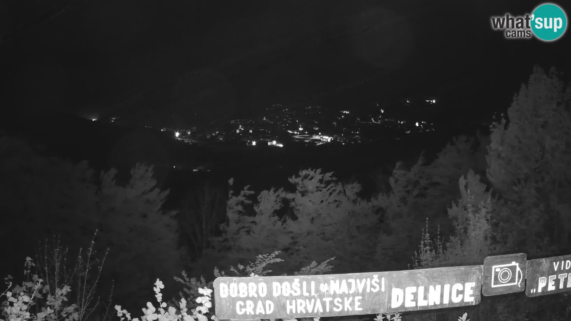 Panorama di Delnice – dalla stazione sciistica Petehovac