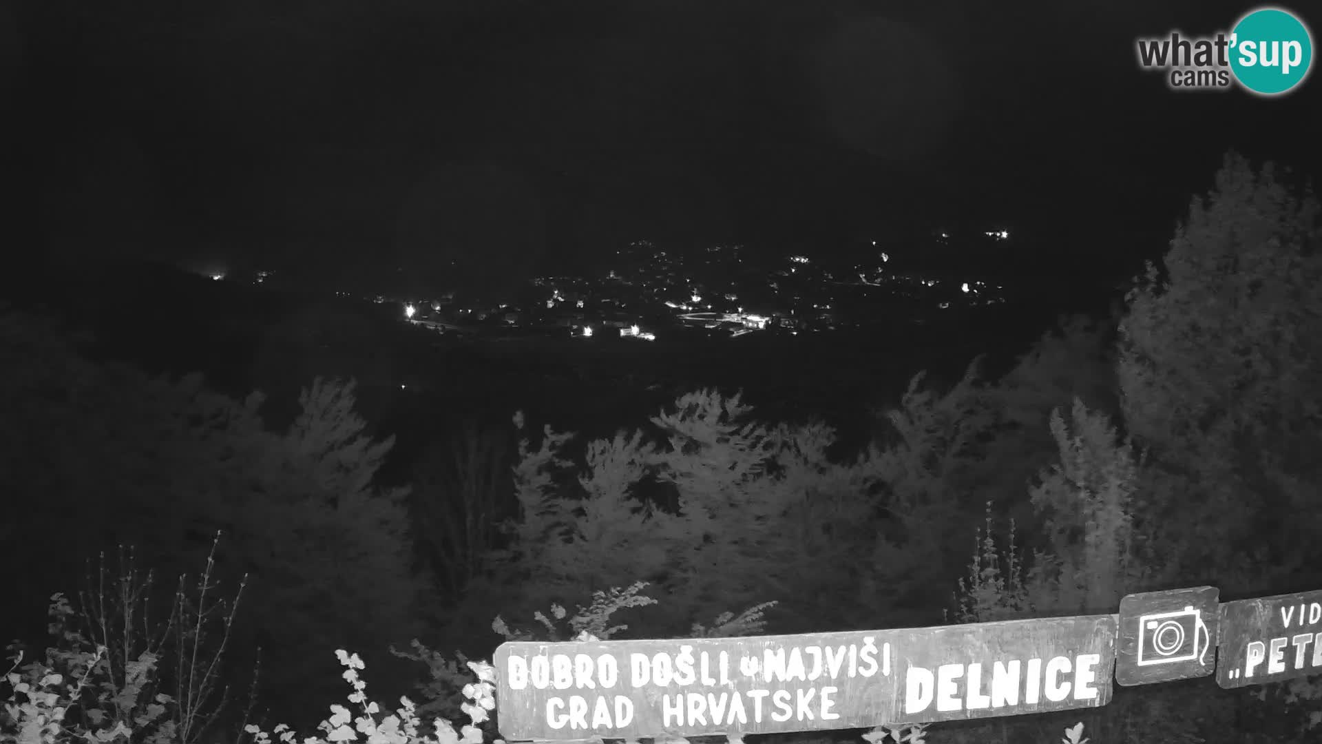 Panorama na Delnice – sa skijališta Petehovac