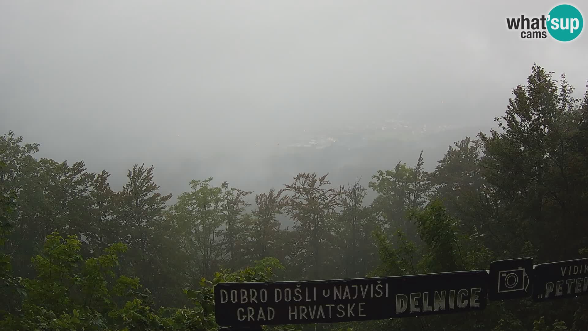 Panorama na Delnice – sa skijališta Petehovac