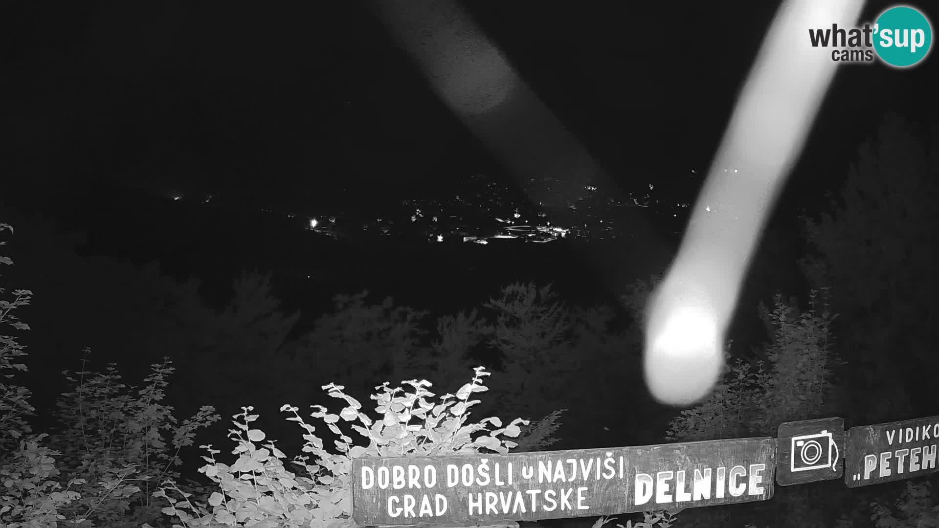 Panorama na Delnice – sa skijališta Petehovac