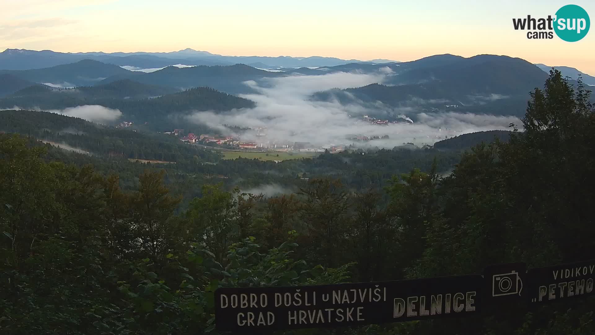 Panorama Delnice – from Ski centar Petehovac