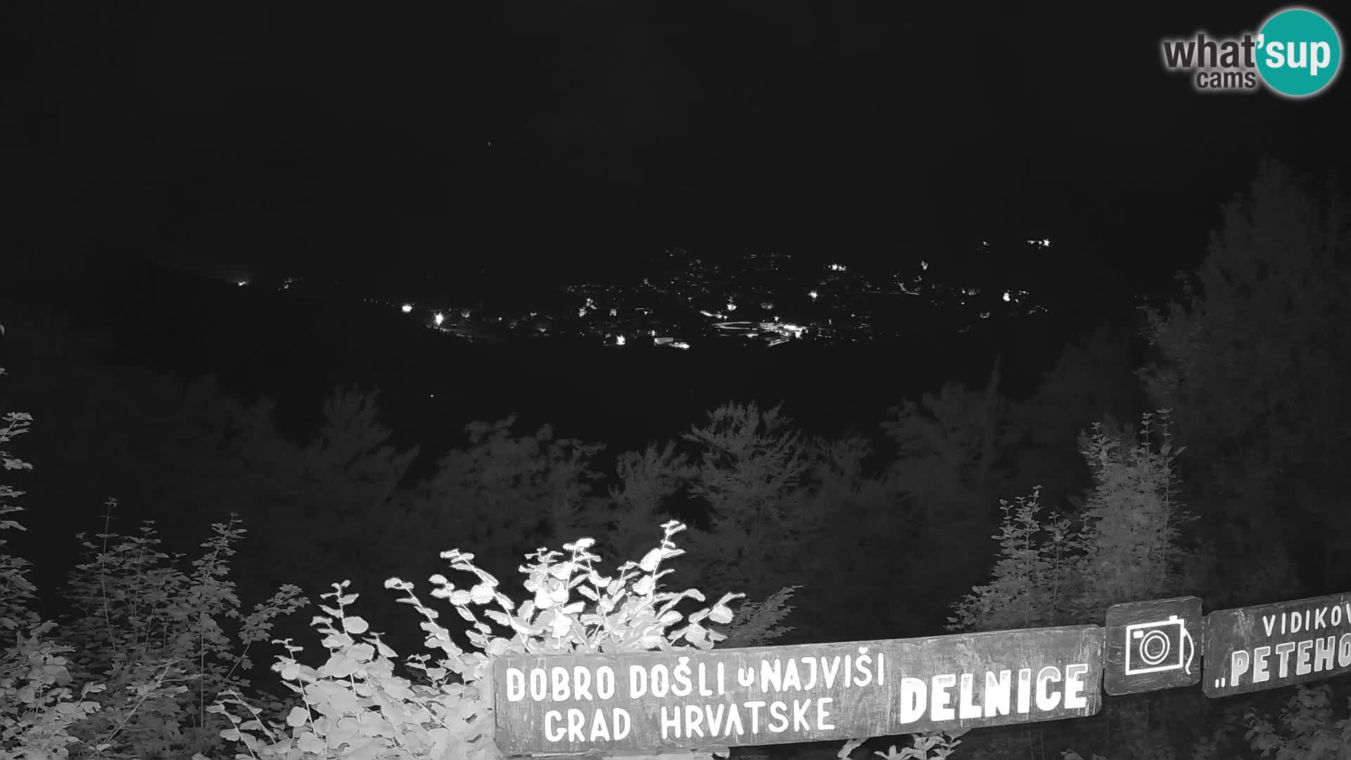 Panorama na Delnice – sa skijališta Petehovac