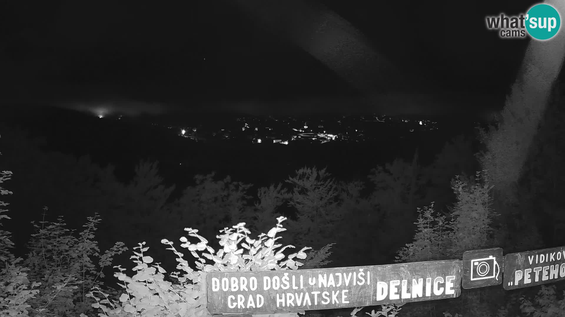 Panorama Delnice – from Ski centar Petehovac