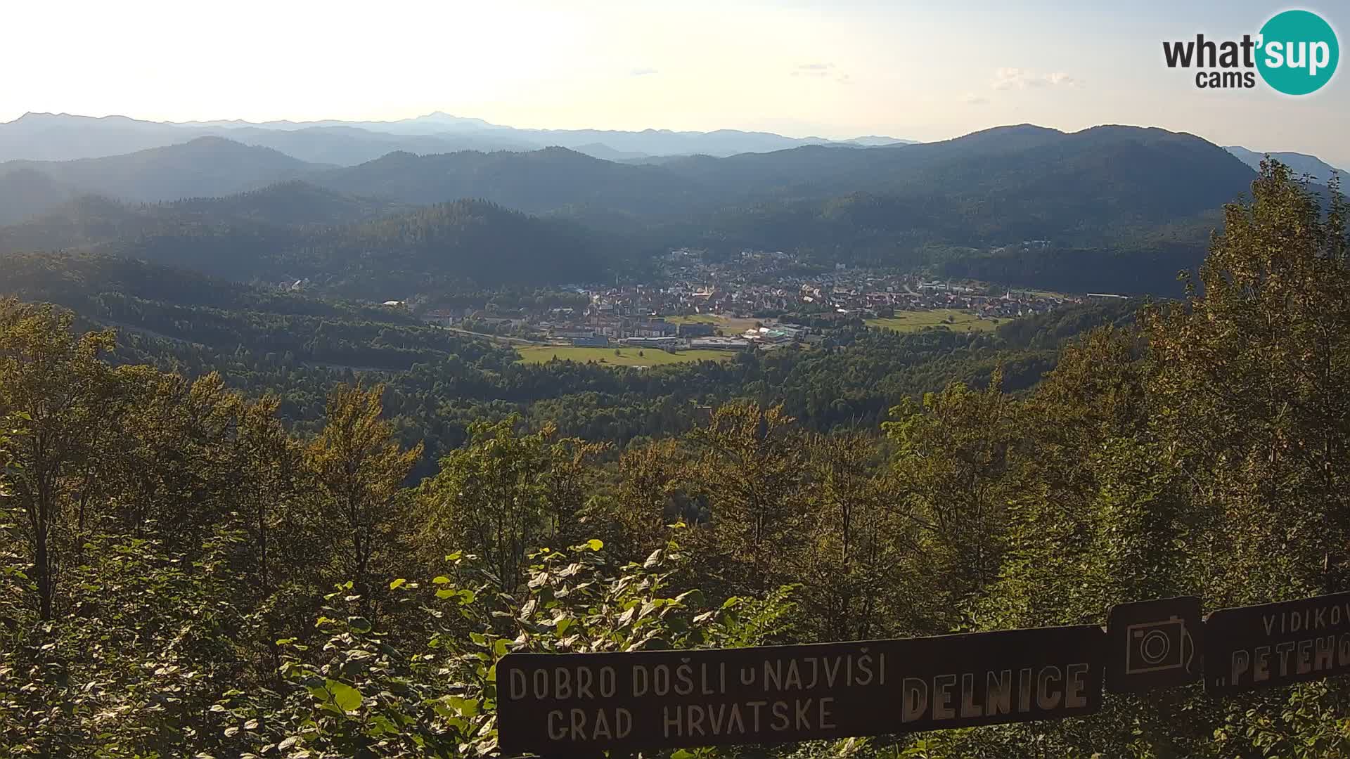Panorama Delnice – from Ski centar Petehovac