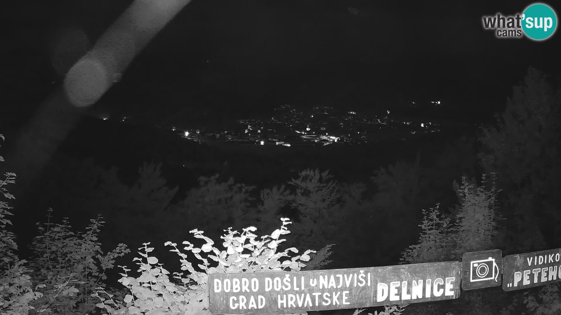 Panorama di Delnice – dalla stazione sciistica Petehovac