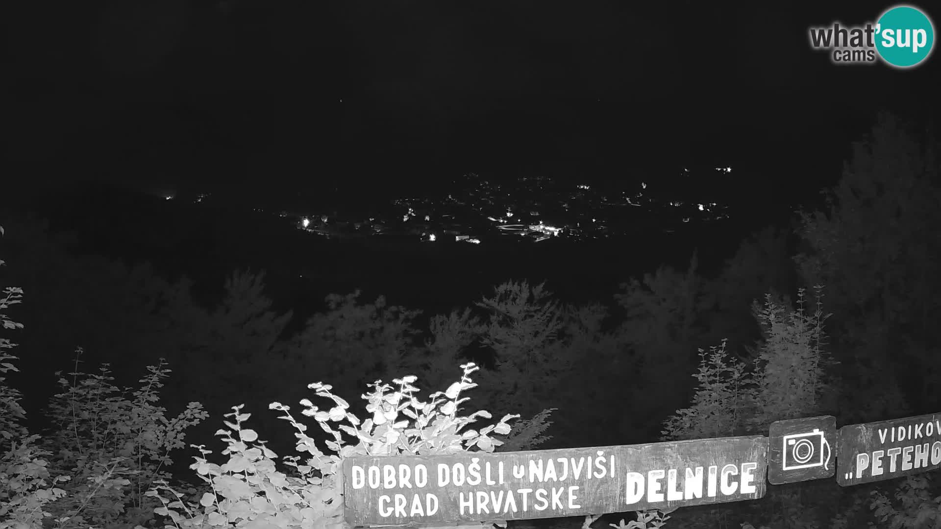 Panorama na Delnice – sa skijališta Petehovac