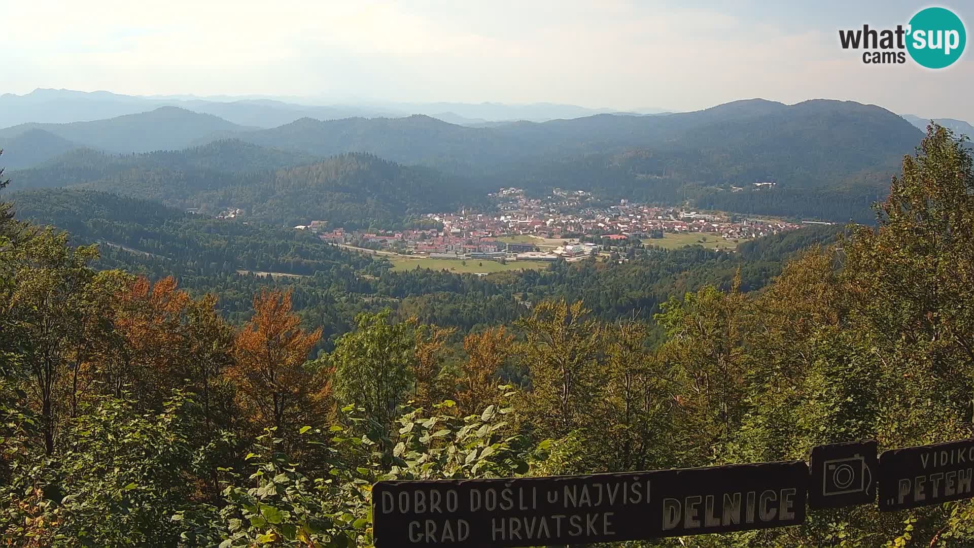 Panorama Delnice – from Ski centar Petehovac