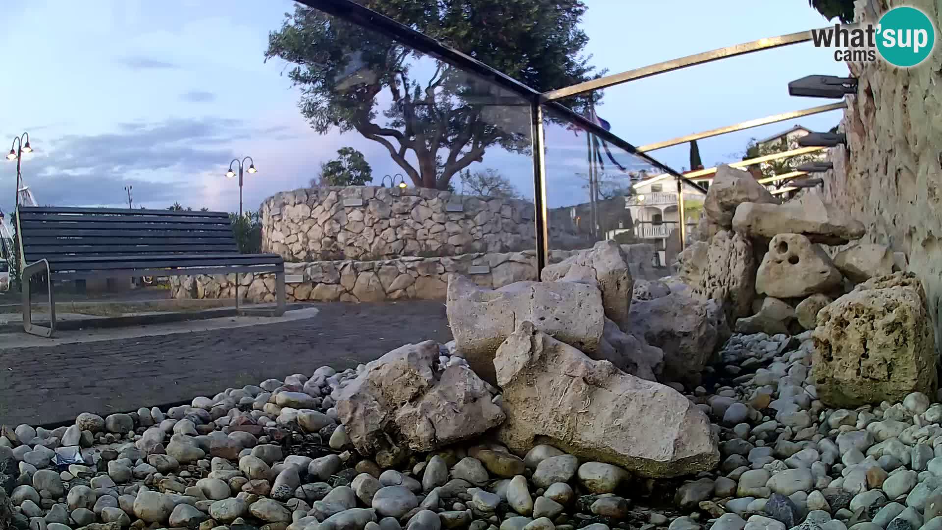 Acuario marino al aire libre Rogoznica webcam Croacia