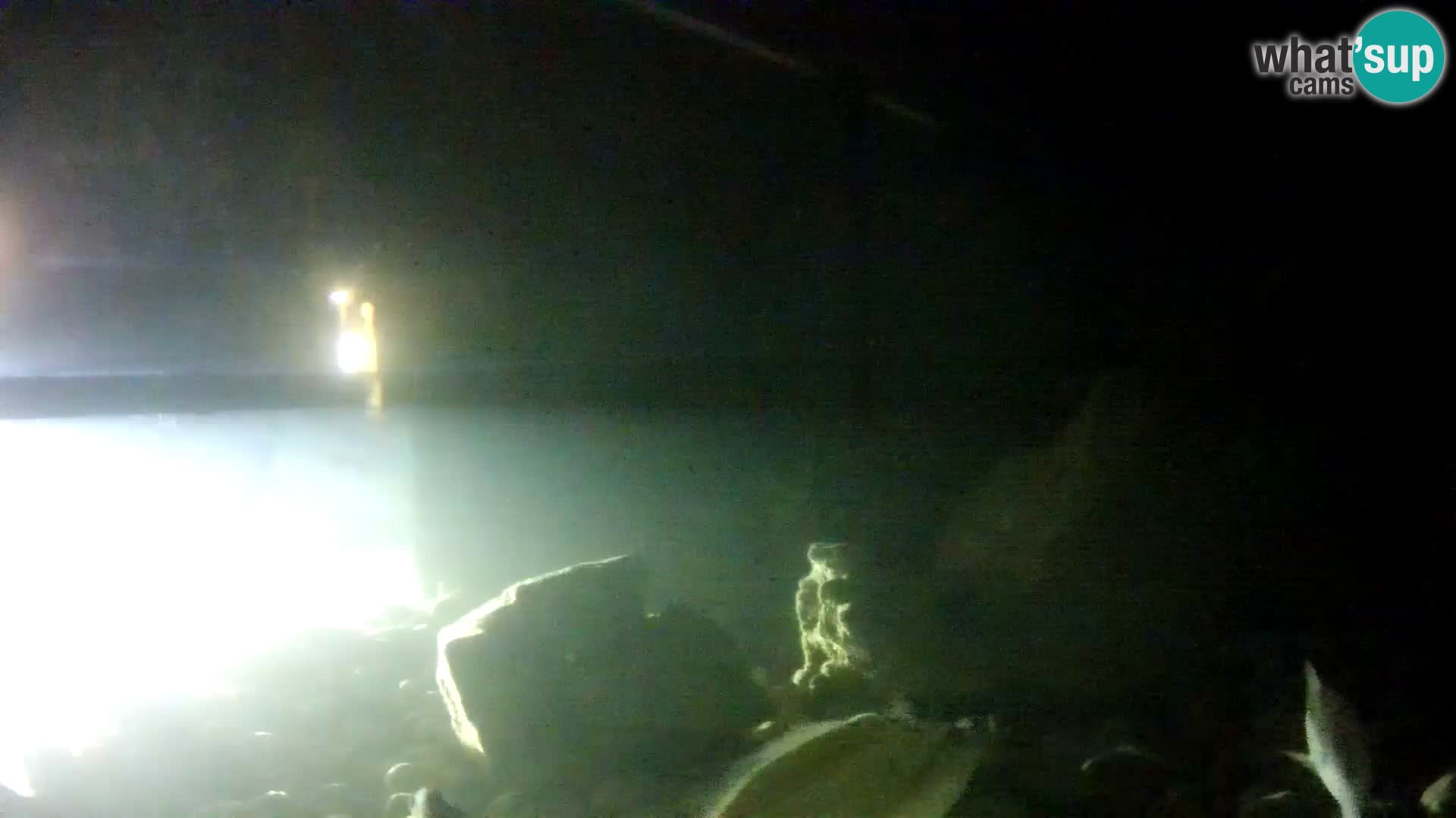 Webcam de l’aquarium marin extérieur de Rogoznica Croatie