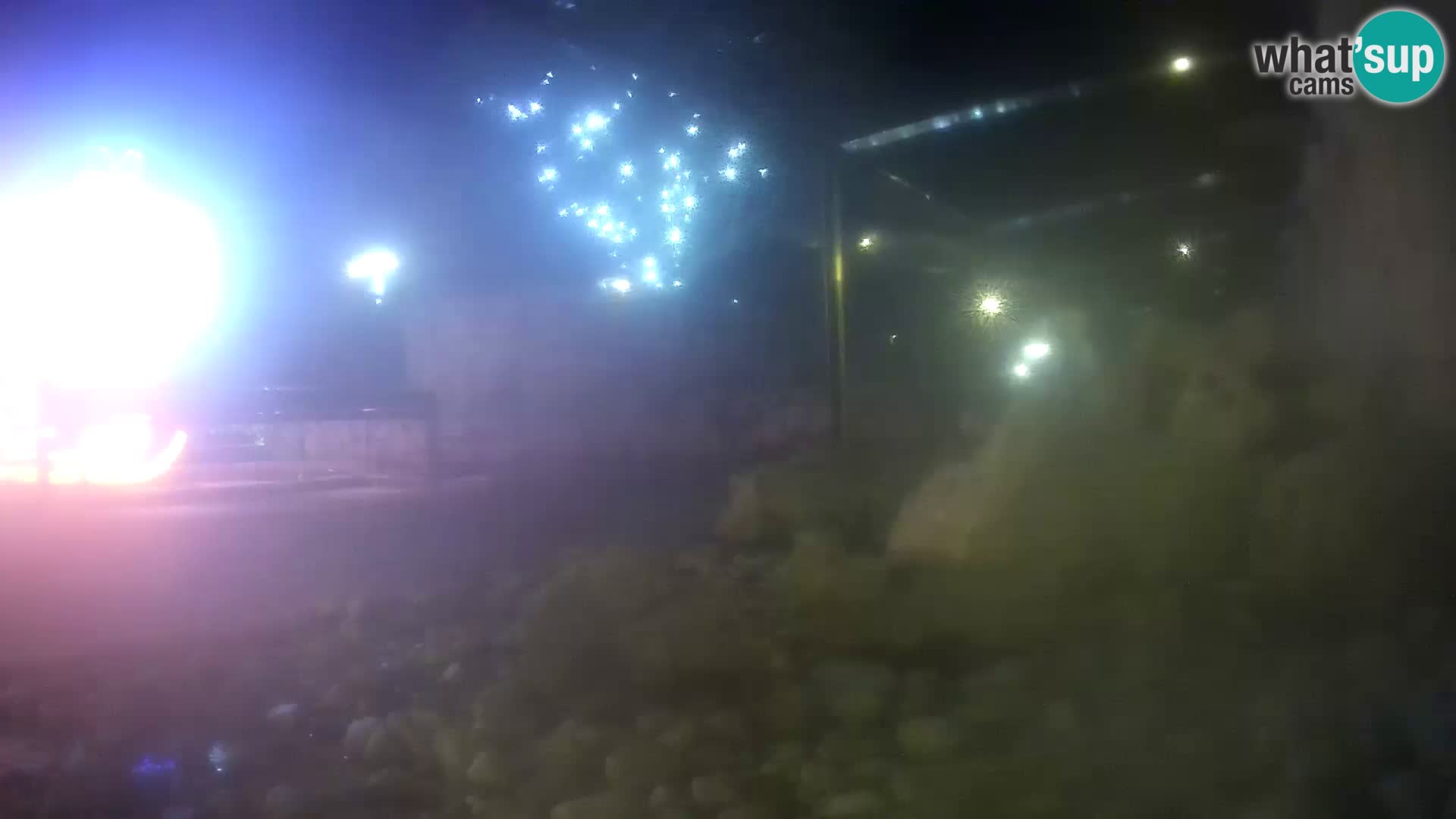 Webcam de l’aquarium marin extérieur de Rogoznica Croatie