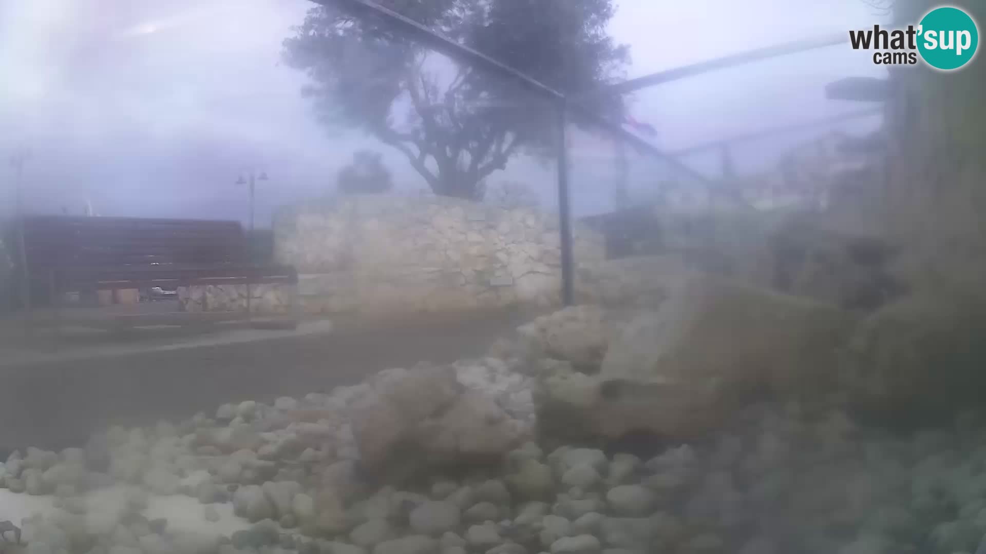 Webcam de l’aquarium marin extérieur de Rogoznica Croatie