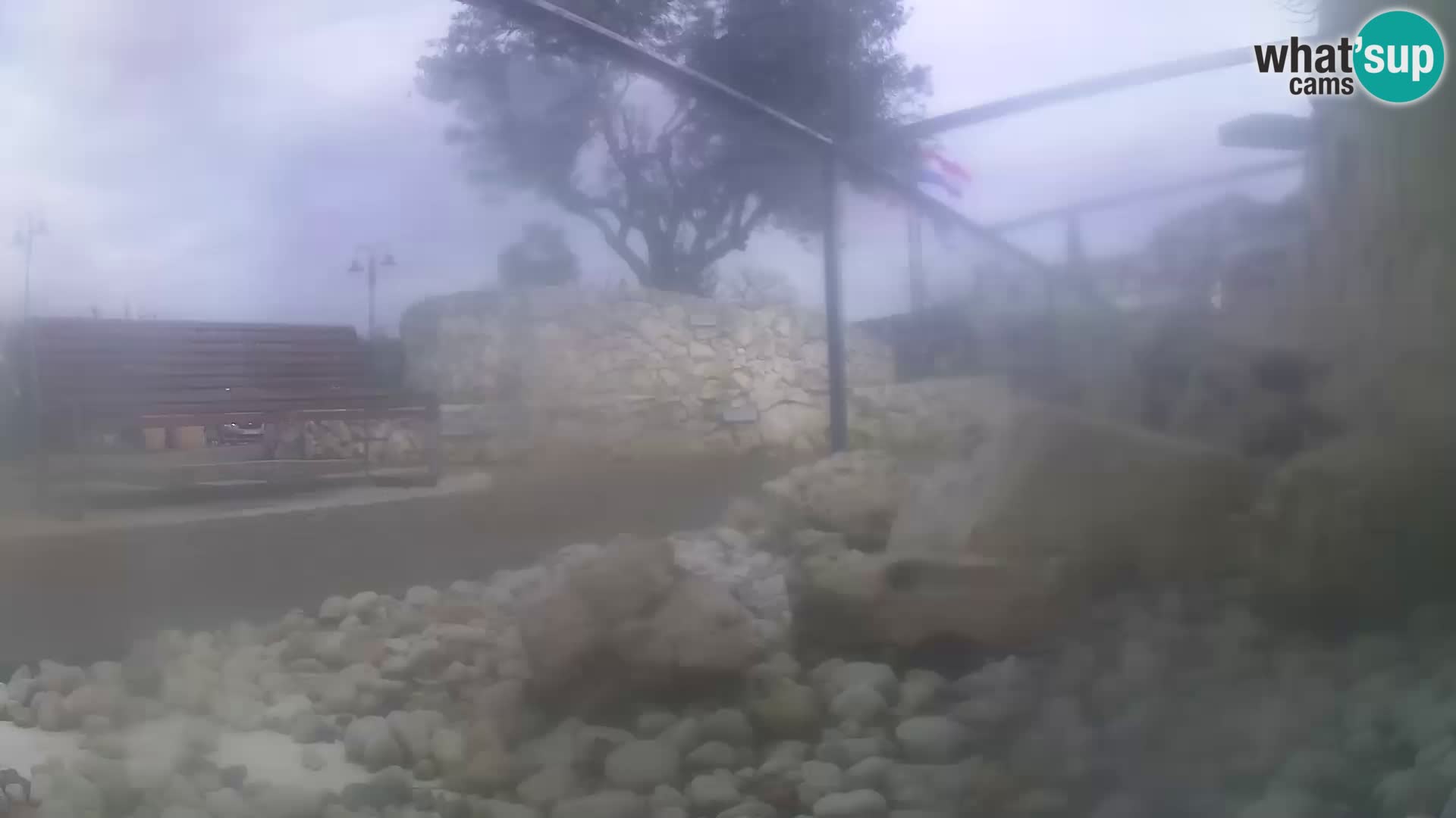 Webcam de l’aquarium marin extérieur de Rogoznica Croatie