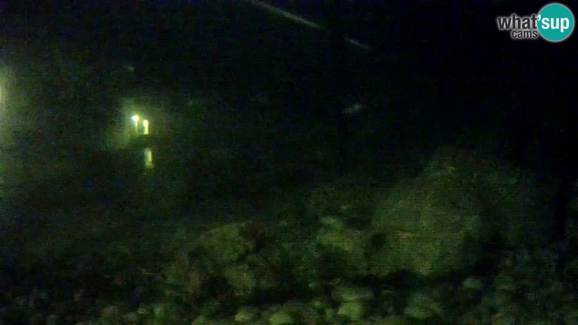 Acuario marino al aire libre Rogoznica webcam Croacia