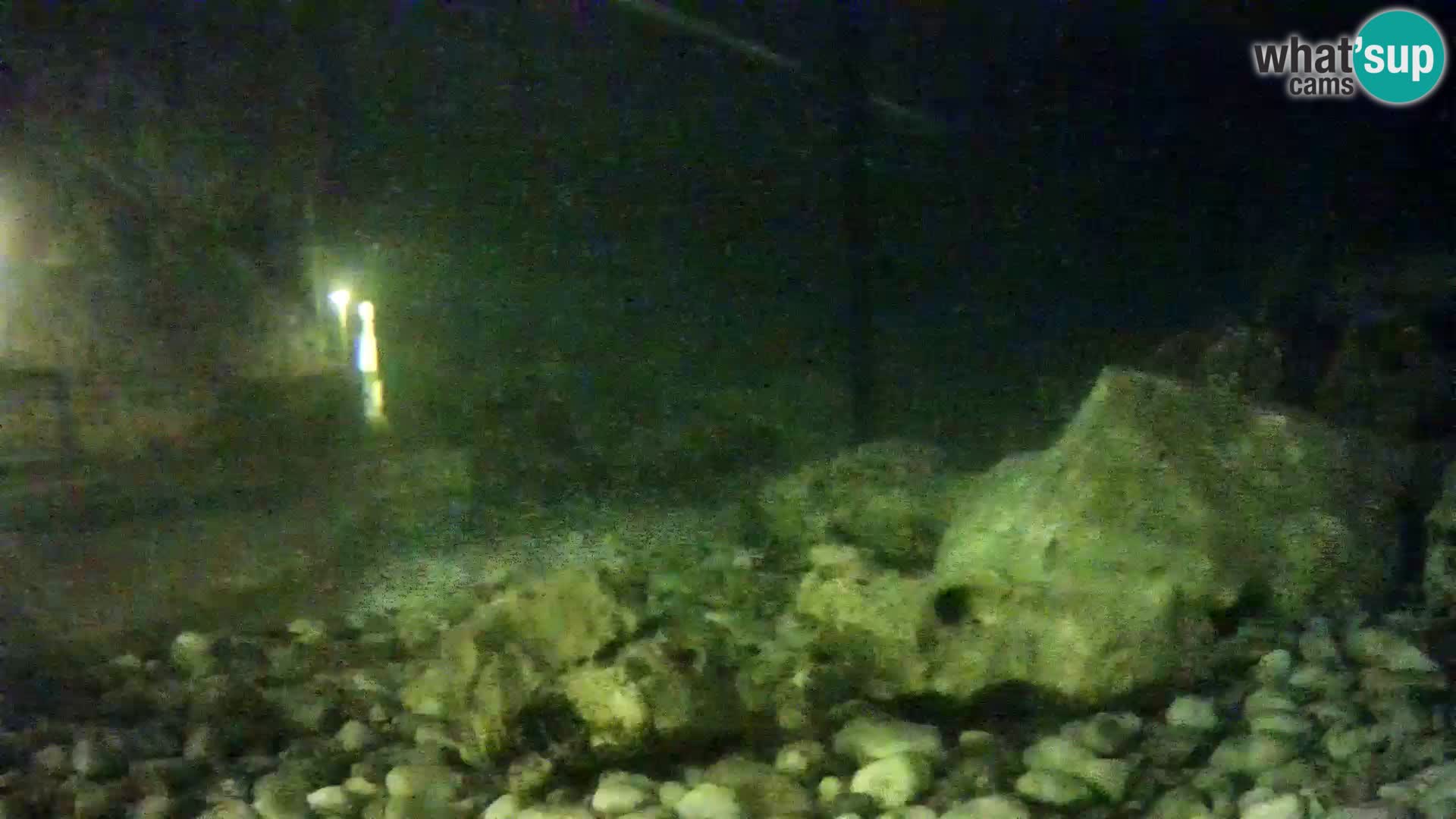 Webcam de l’aquarium marin extérieur de Rogoznica Croatie