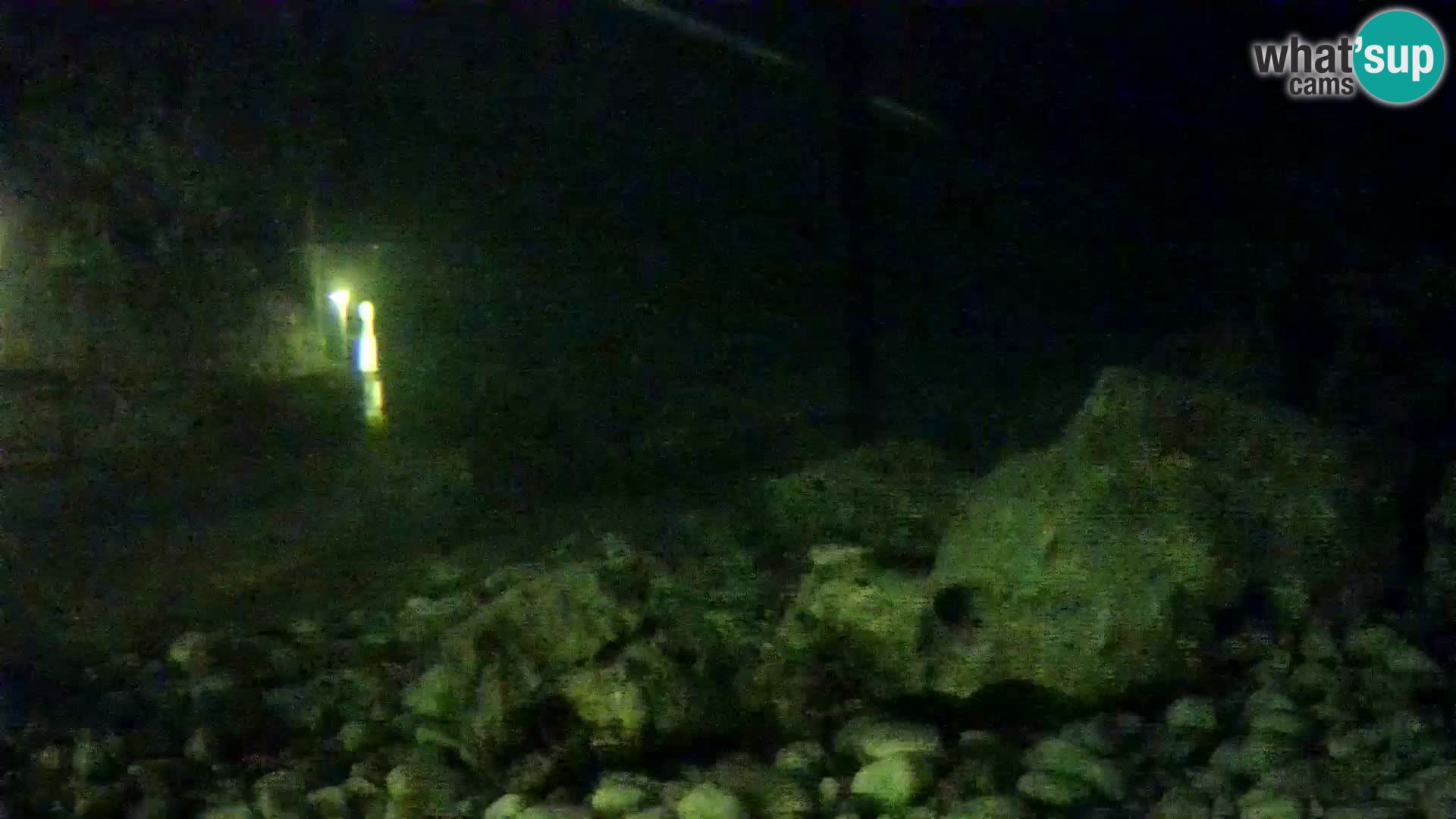 Webcam de l’aquarium marin extérieur de Rogoznica Croatie