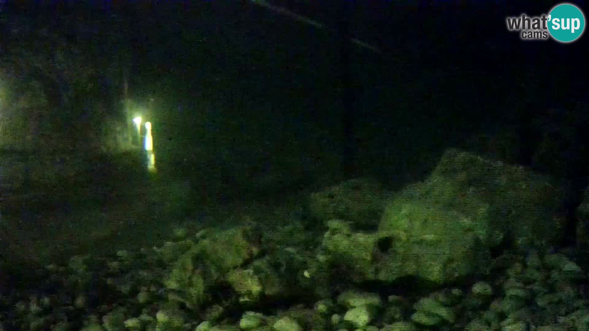 Webcam de l’aquarium marin extérieur de Rogoznica Croatie