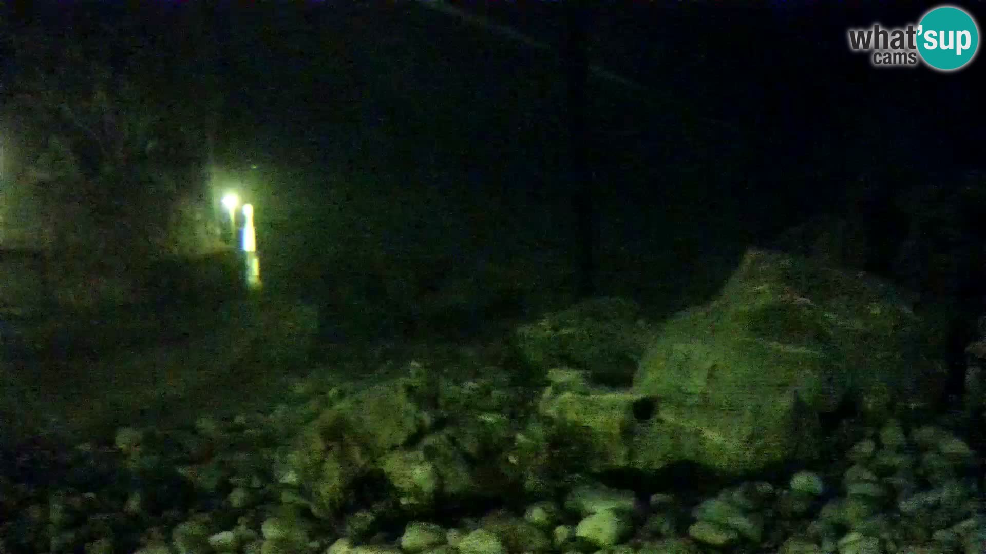 Webcam de l’aquarium marin extérieur de Rogoznica Croatie