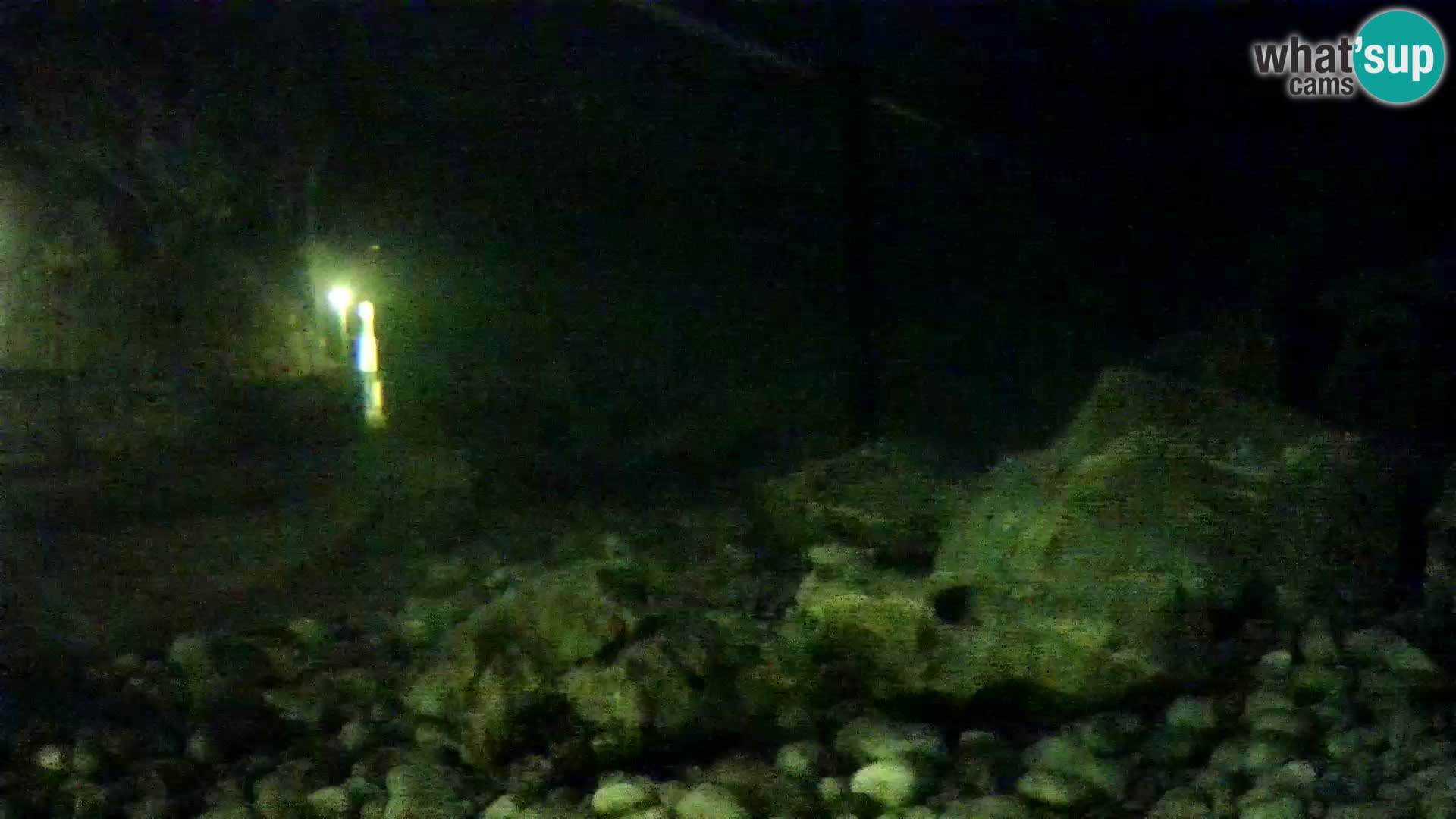 Acuario marino al aire libre Rogoznica webcam Croacia