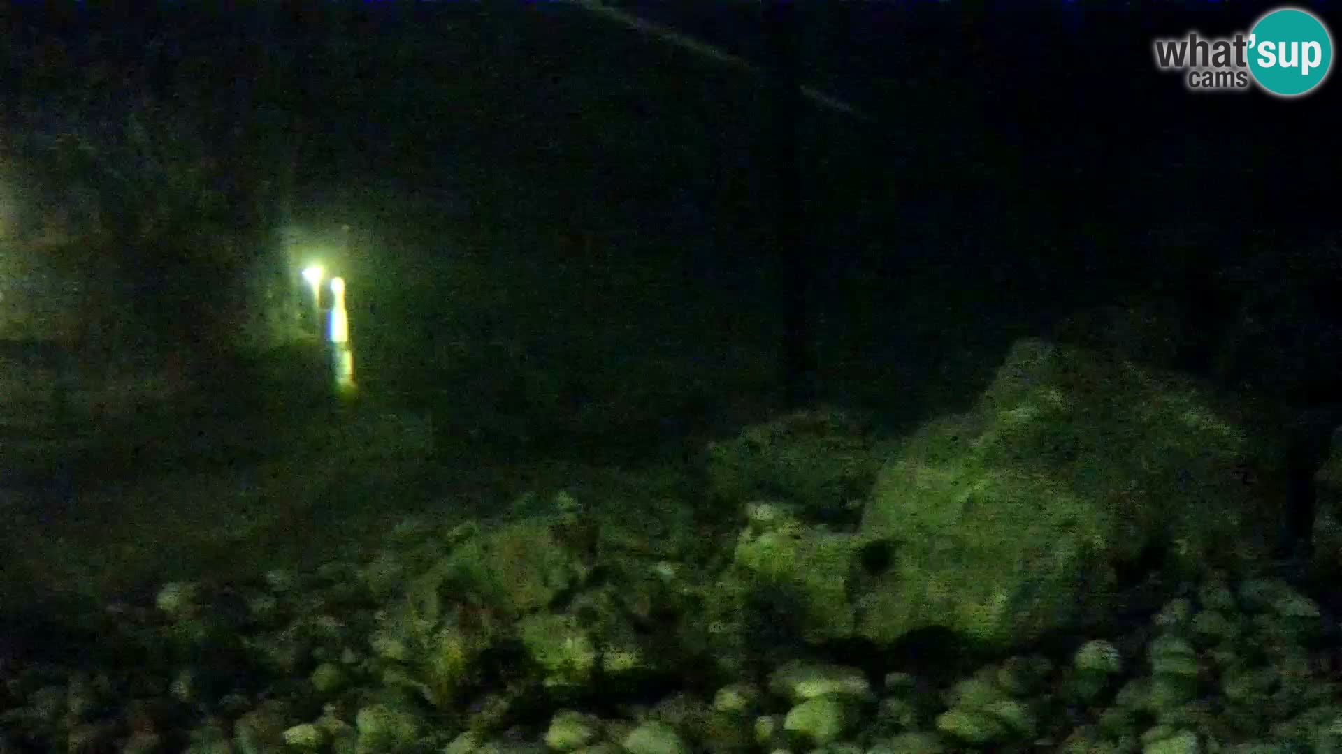 Acuario marino al aire libre Rogoznica webcam Croacia