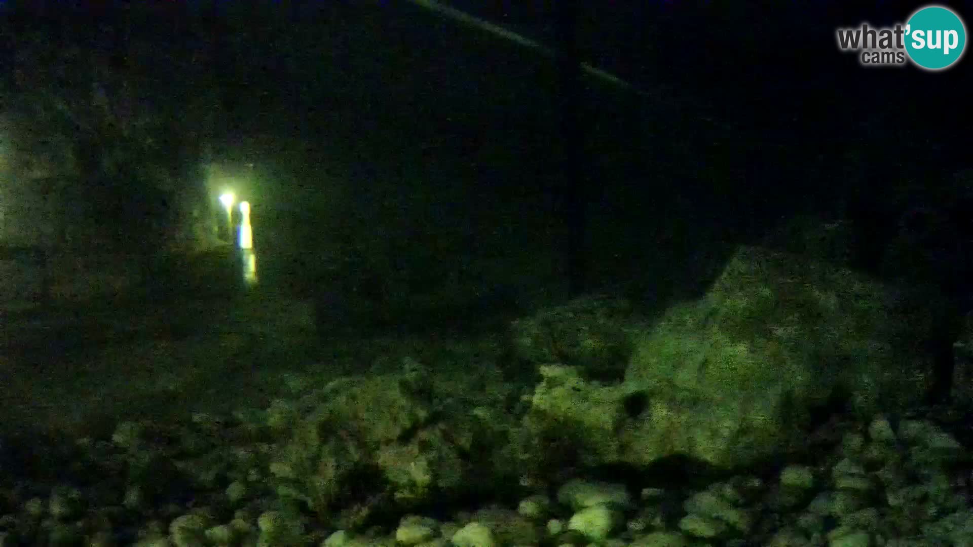 Webcam de l’aquarium marin extérieur de Rogoznica Croatie