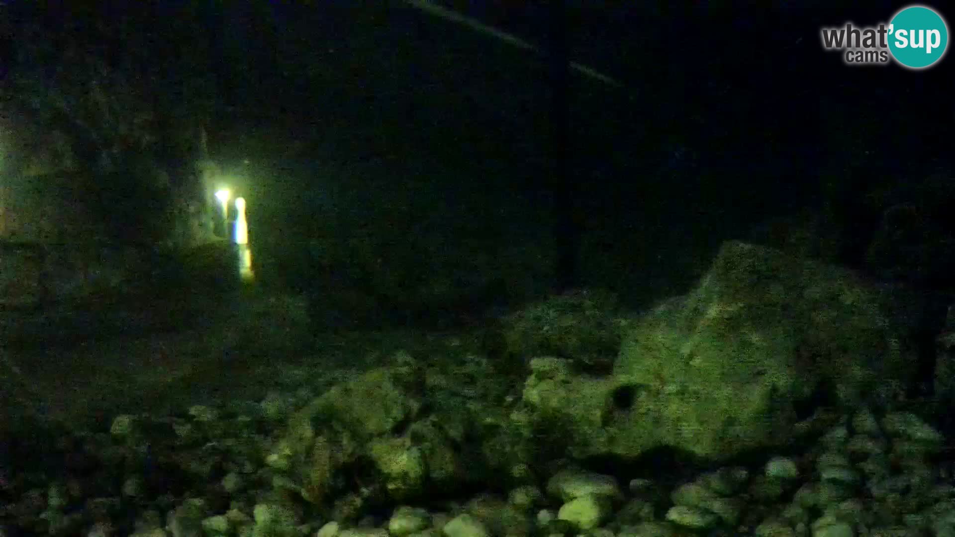Acuario marino al aire libre Rogoznica webcam Croacia