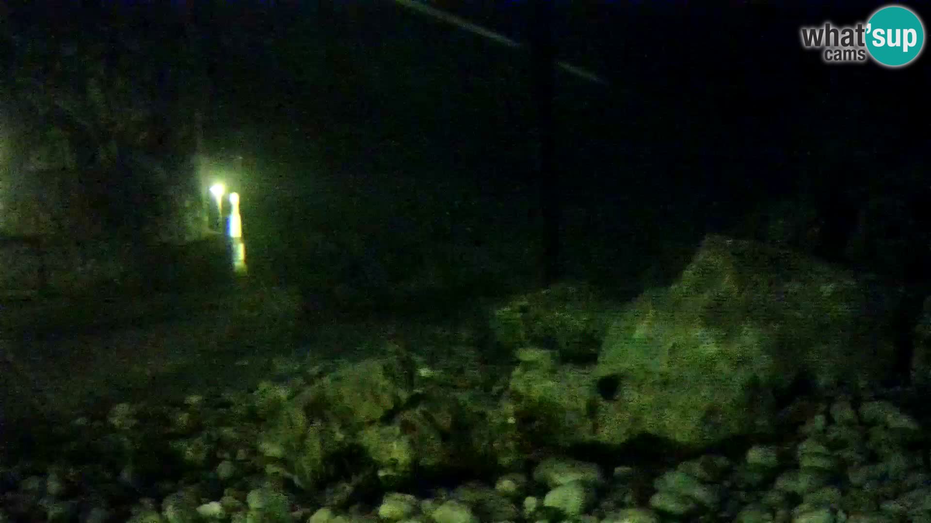 Acuario marino al aire libre Rogoznica webcam Croacia