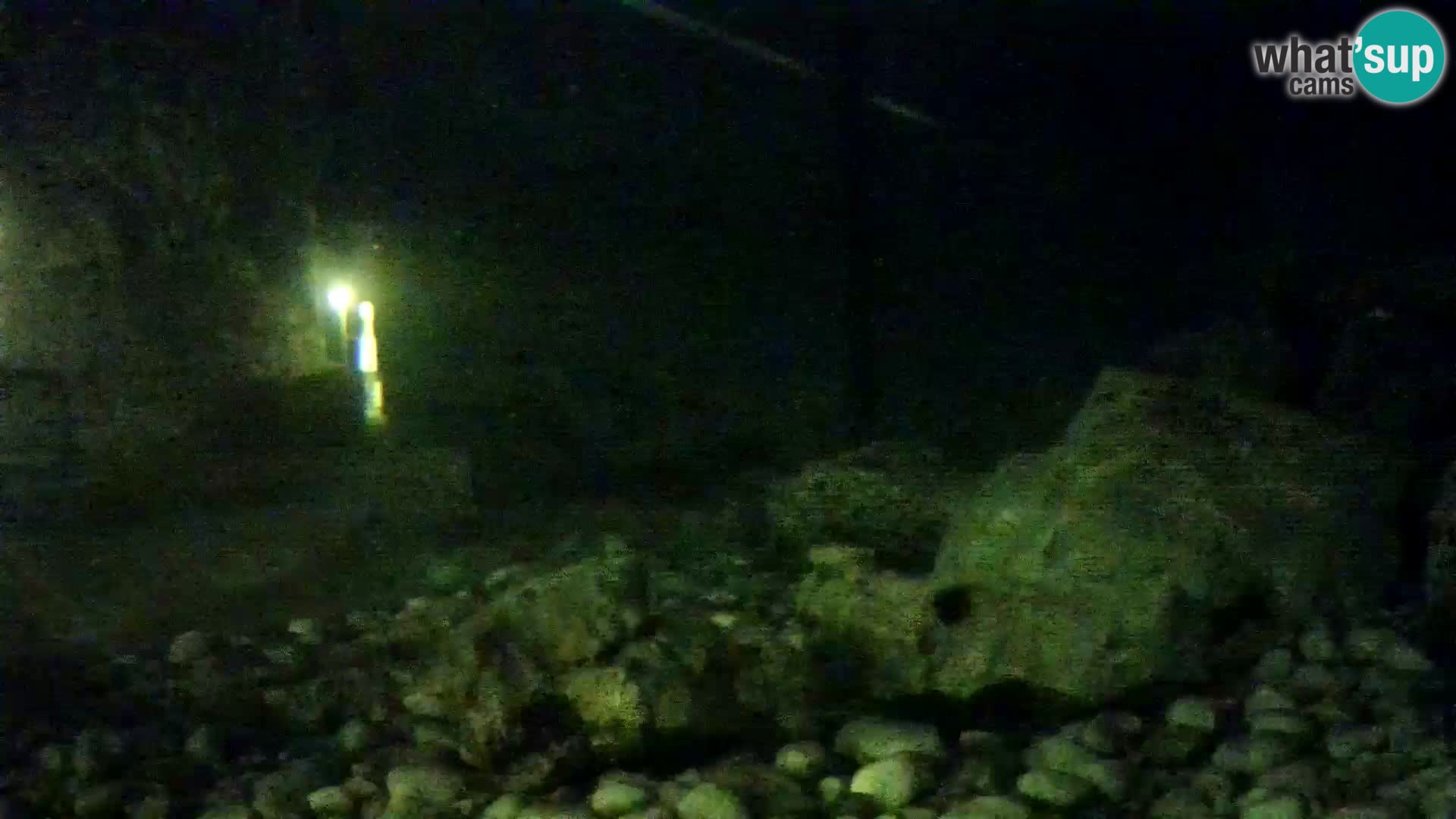 Acuario marino al aire libre Rogoznica webcam Croacia