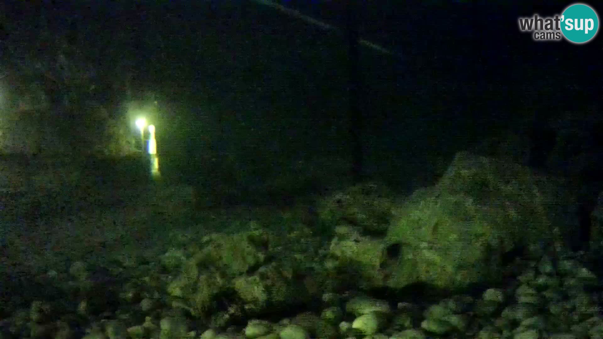 Webcam de l’aquarium marin extérieur de Rogoznica Croatie