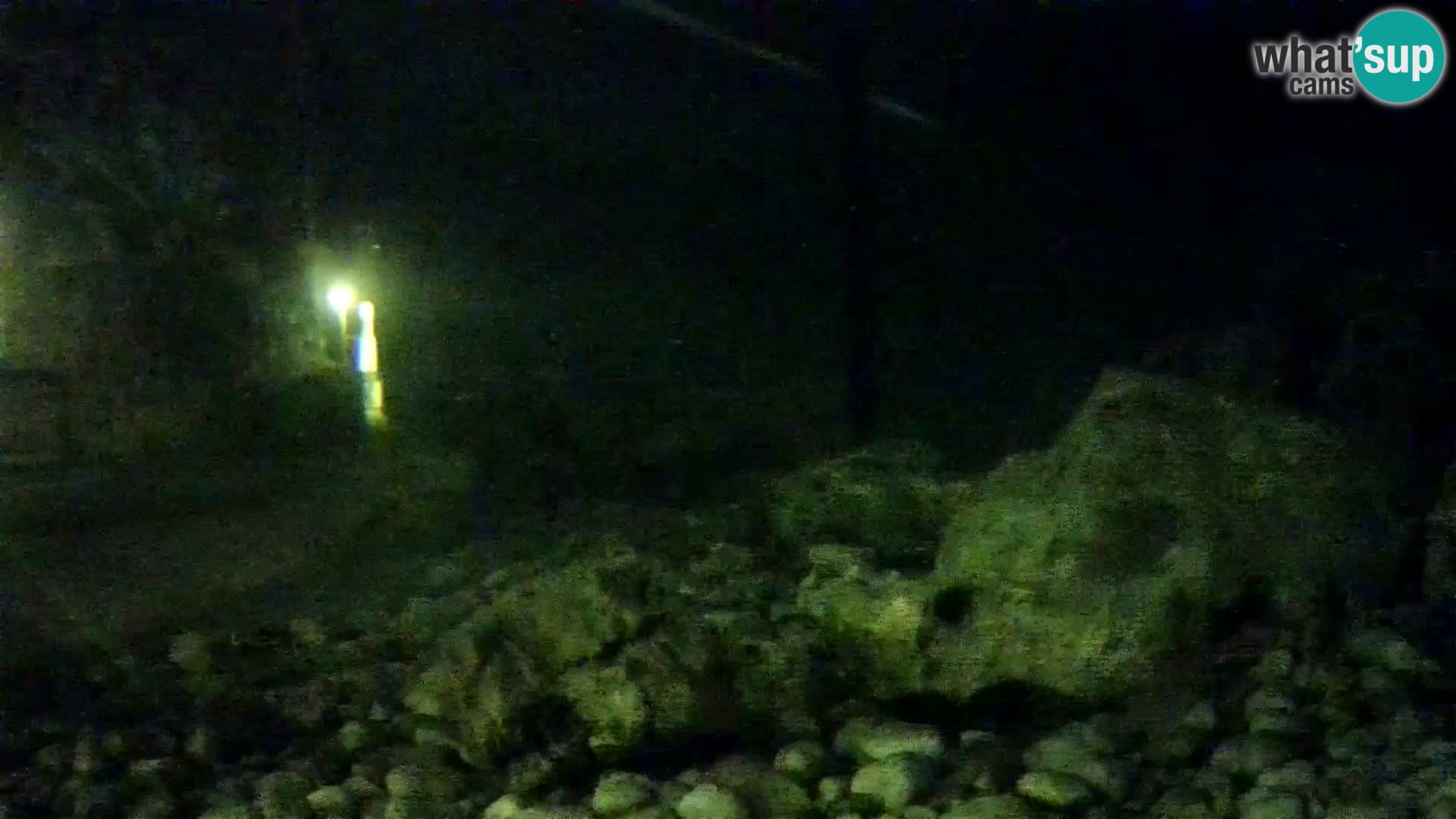 Webcam de l’aquarium marin extérieur de Rogoznica Croatie