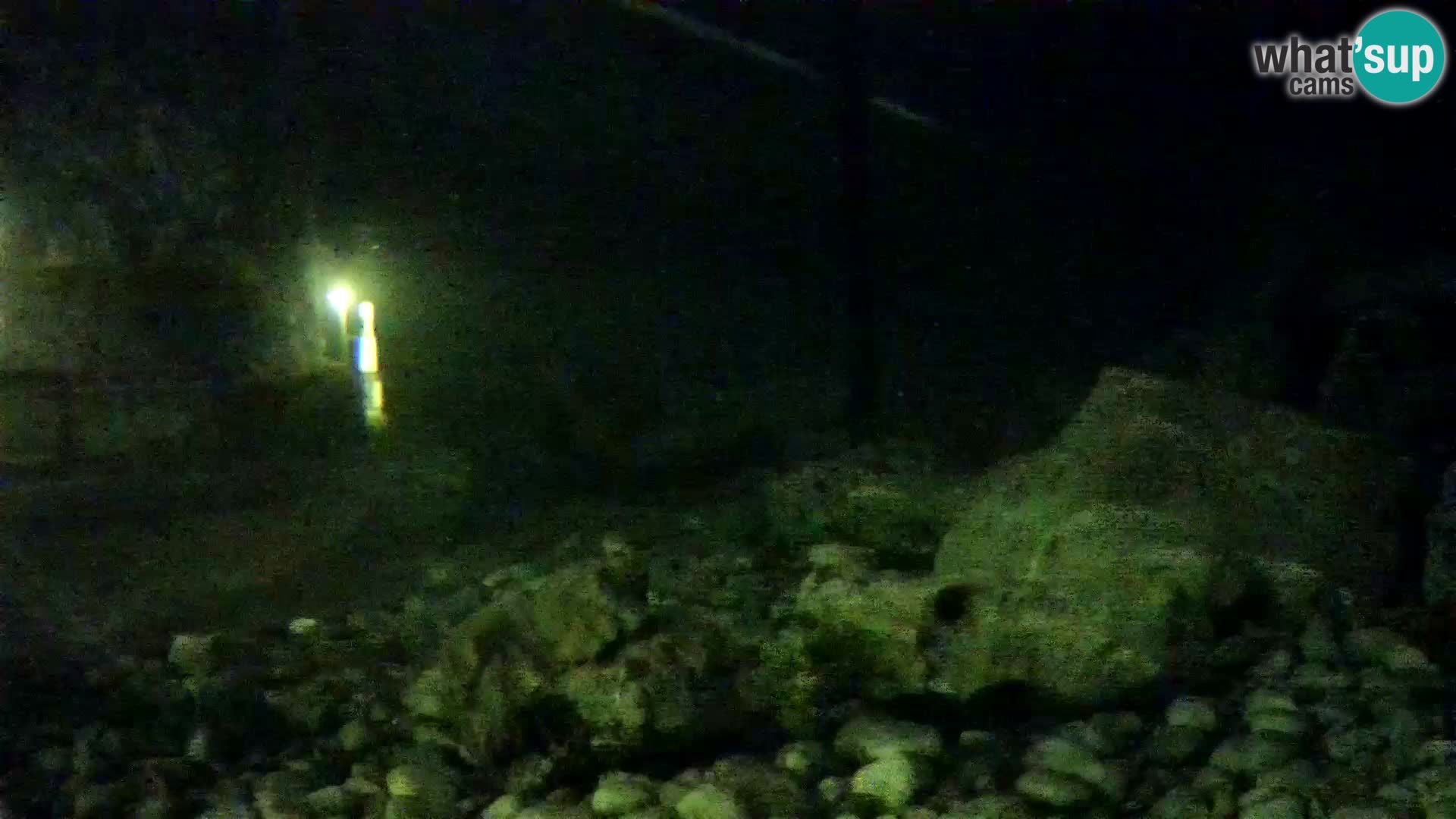 Acuario marino al aire libre Rogoznica webcam Croacia