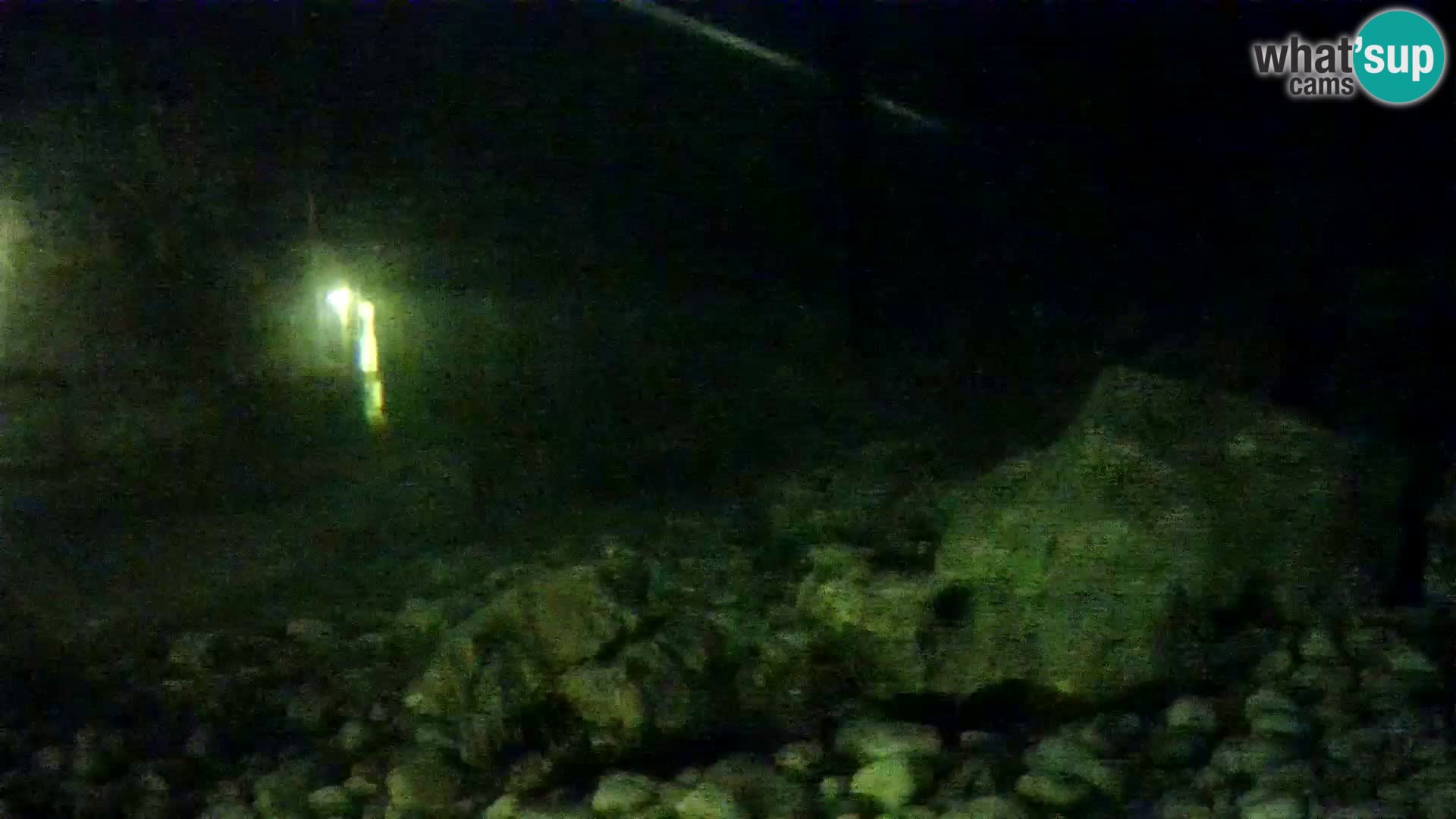 Acuario marino al aire libre Rogoznica webcam Croacia