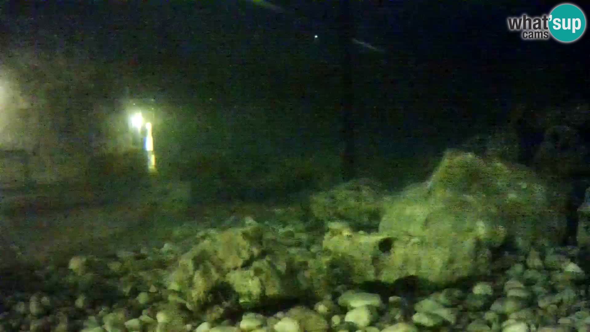 Webcam de l’aquarium marin extérieur de Rogoznica Croatie