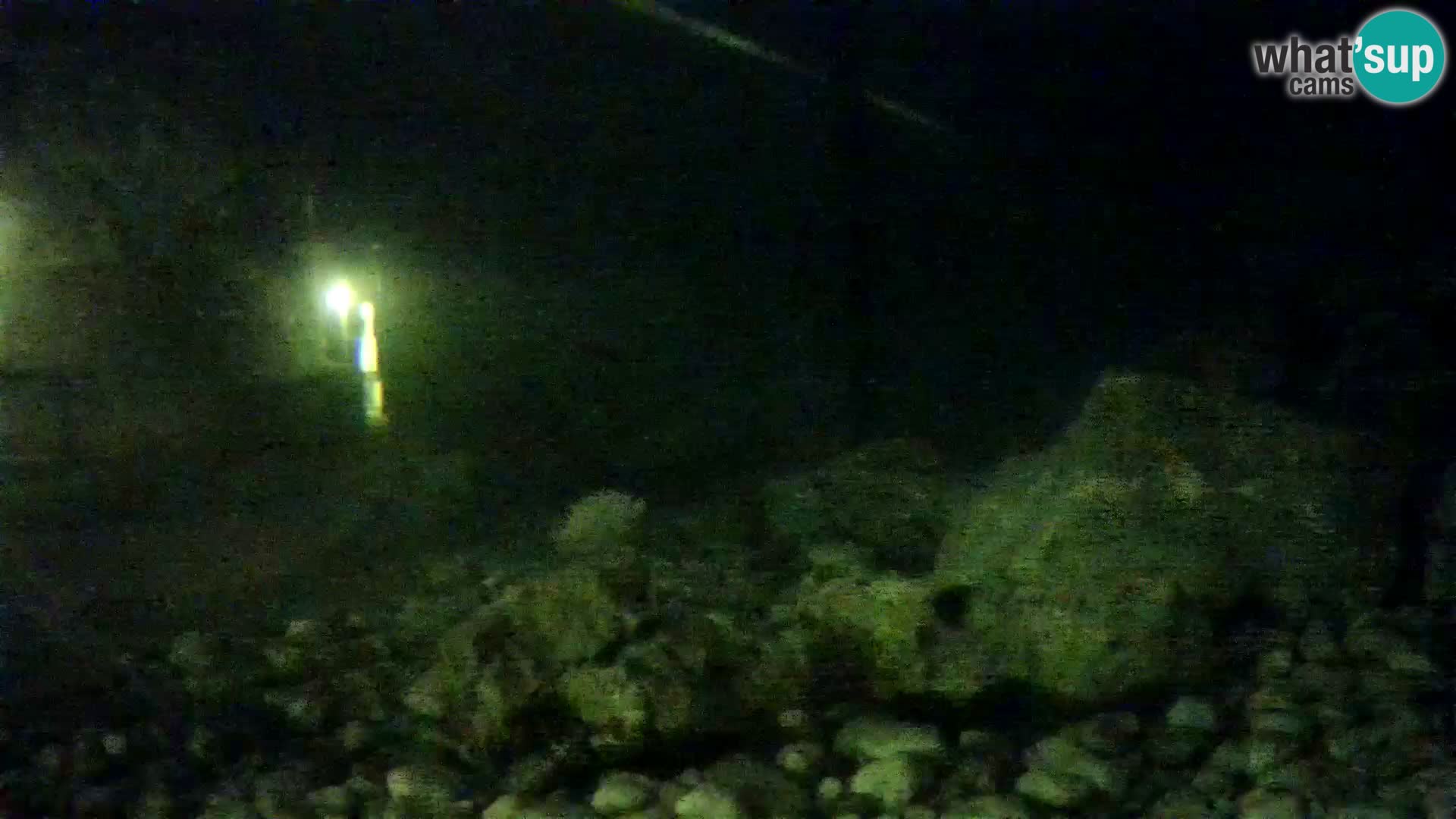Acuario marino al aire libre Rogoznica webcam Croacia