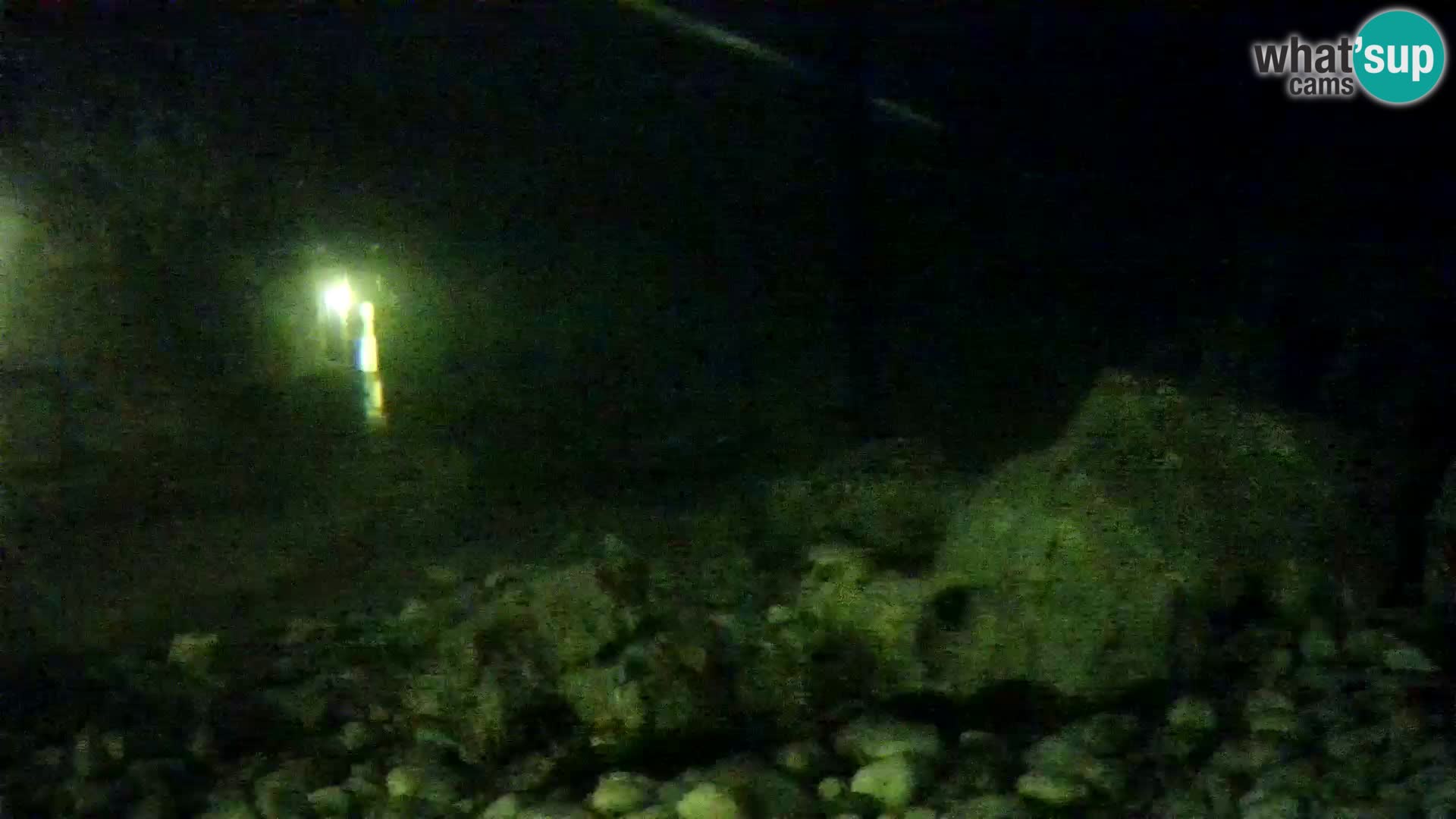 Acuario marino al aire libre Rogoznica webcam Croacia