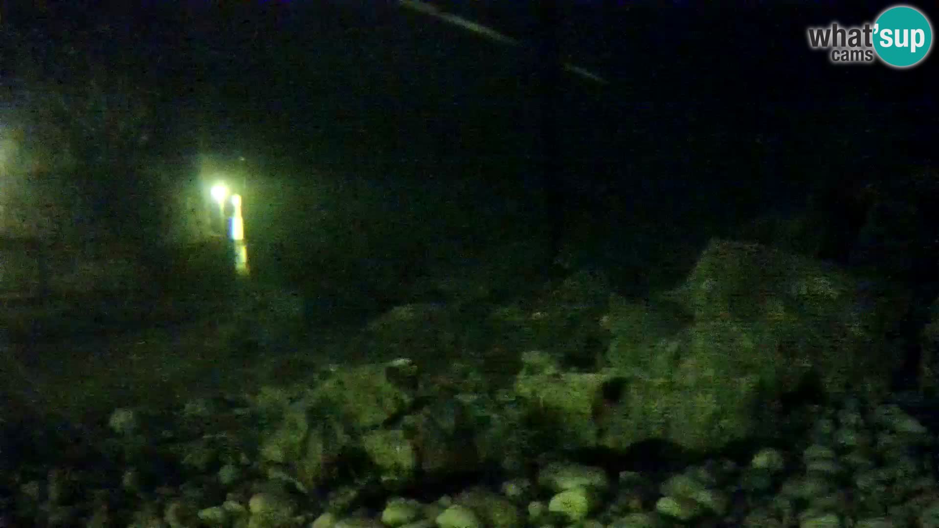 Acuario marino al aire libre Rogoznica webcam Croacia