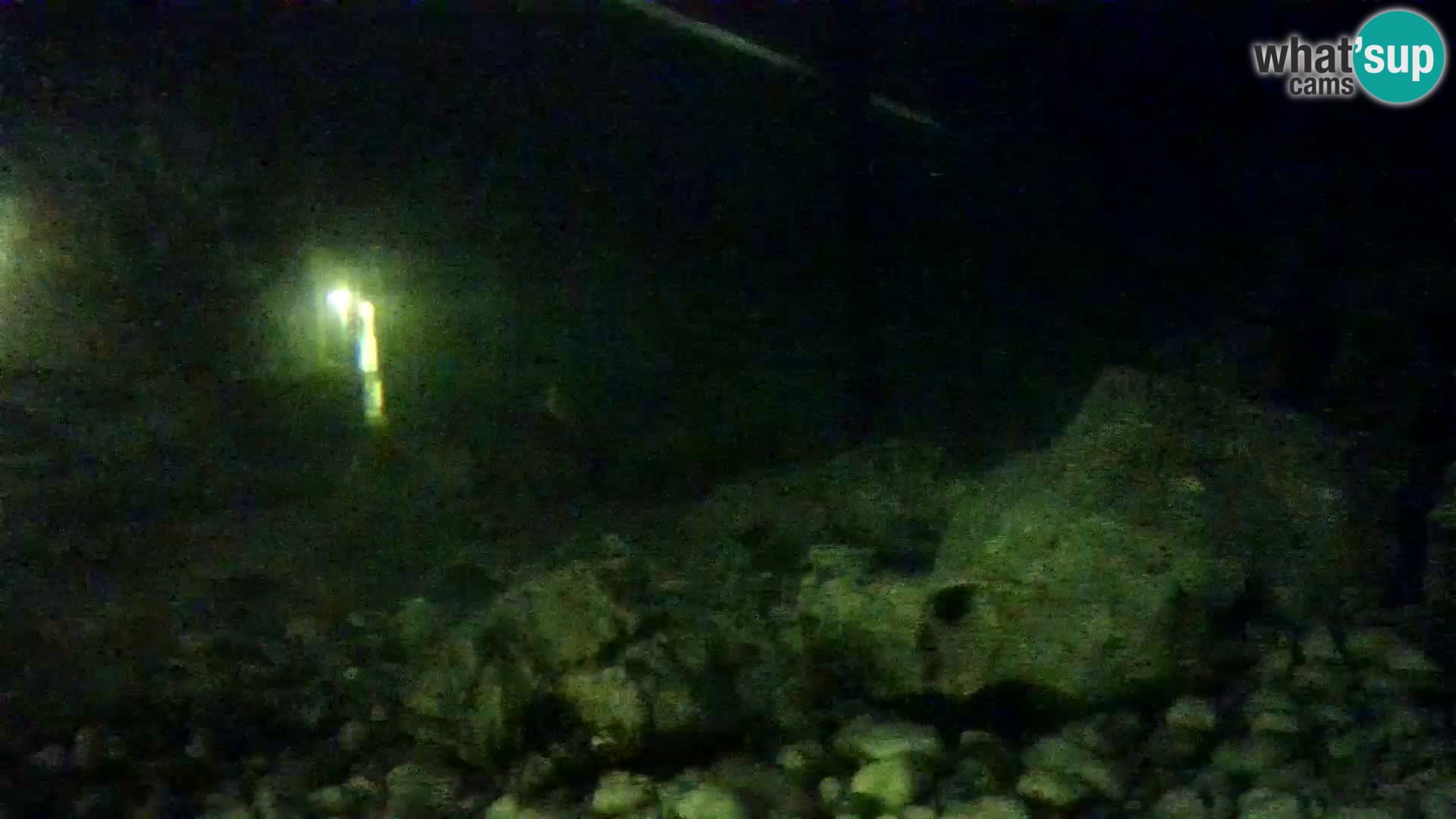 Acuario marino al aire libre Rogoznica webcam Croacia