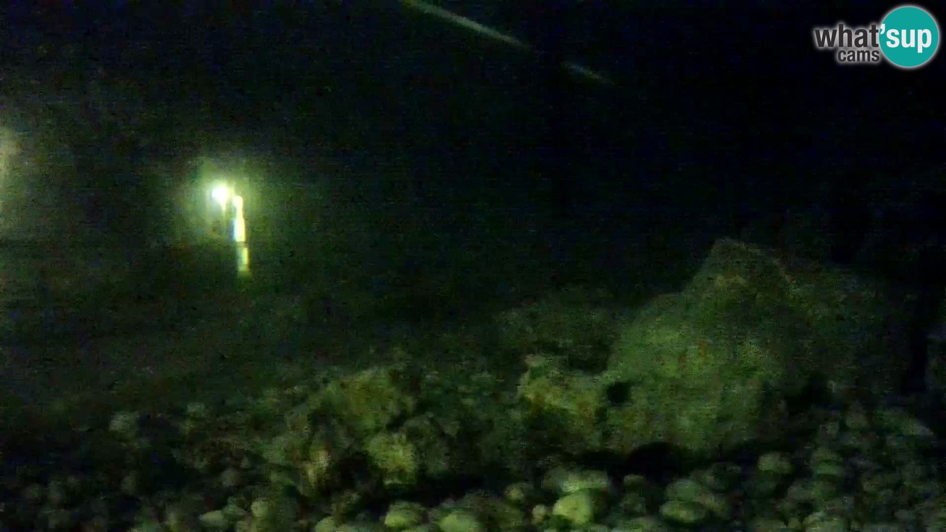 Acuario marino al aire libre Rogoznica webcam Croacia