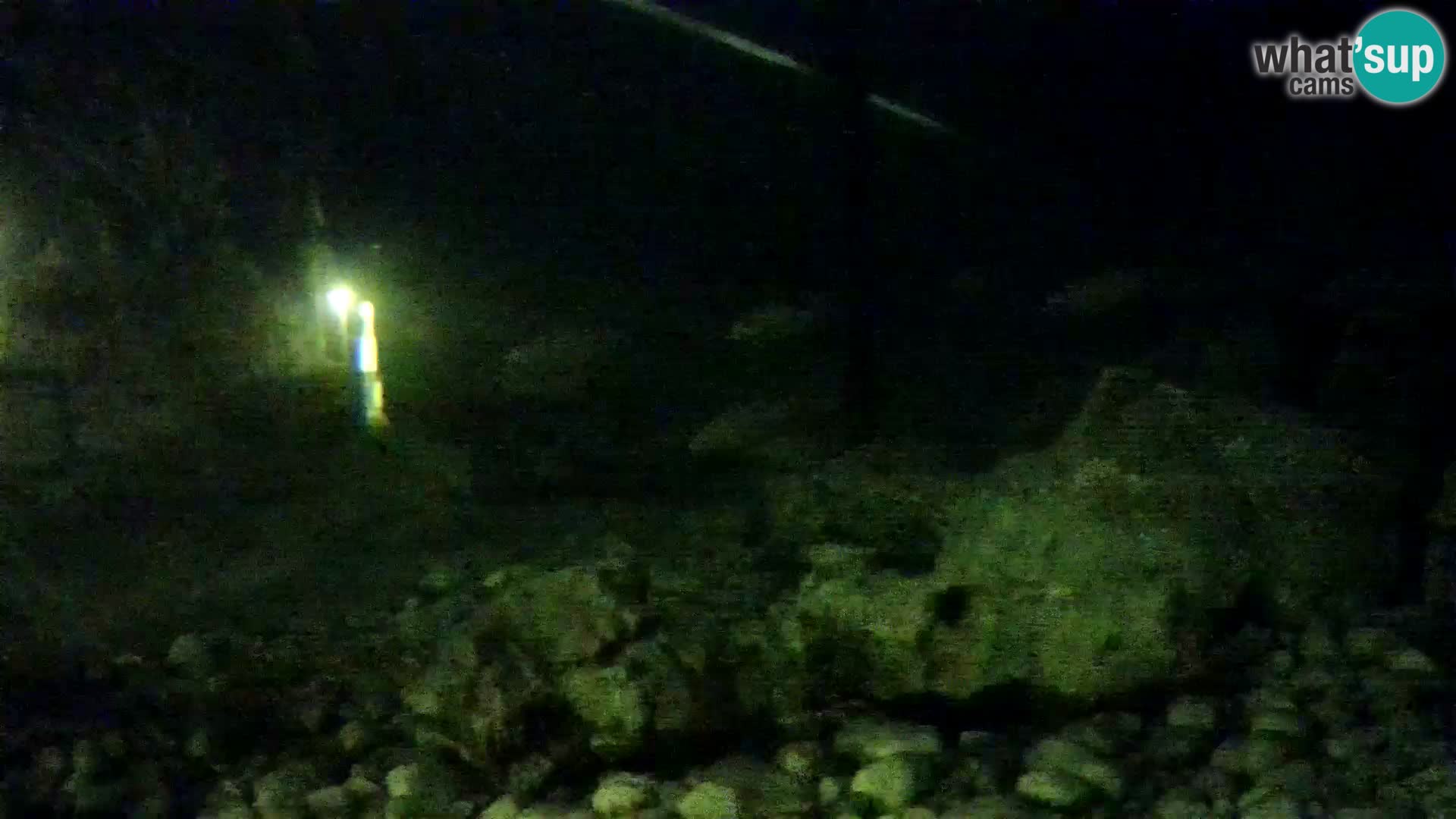 Acuario marino al aire libre Rogoznica webcam Croacia