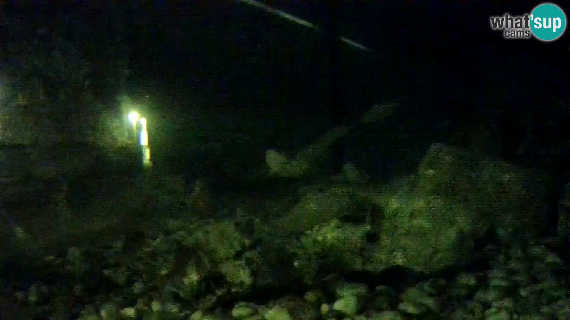 Acuario marino al aire libre Rogoznica webcam Croacia