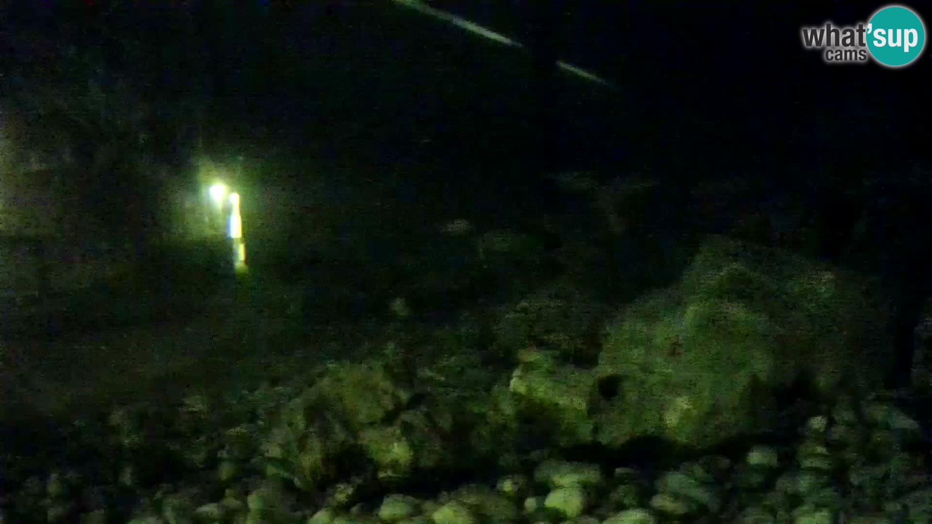 Acuario marino al aire libre Rogoznica webcam Croacia
