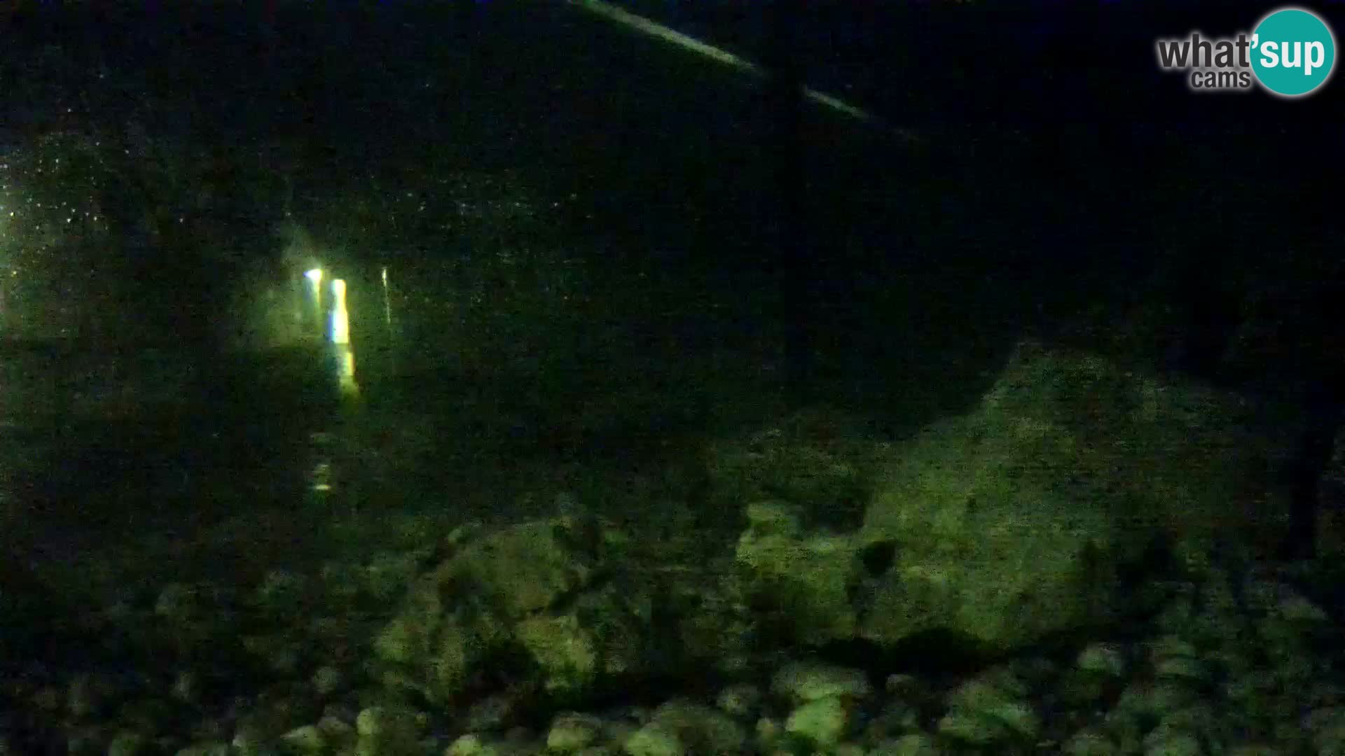 Acuario marino al aire libre Rogoznica webcam Croacia